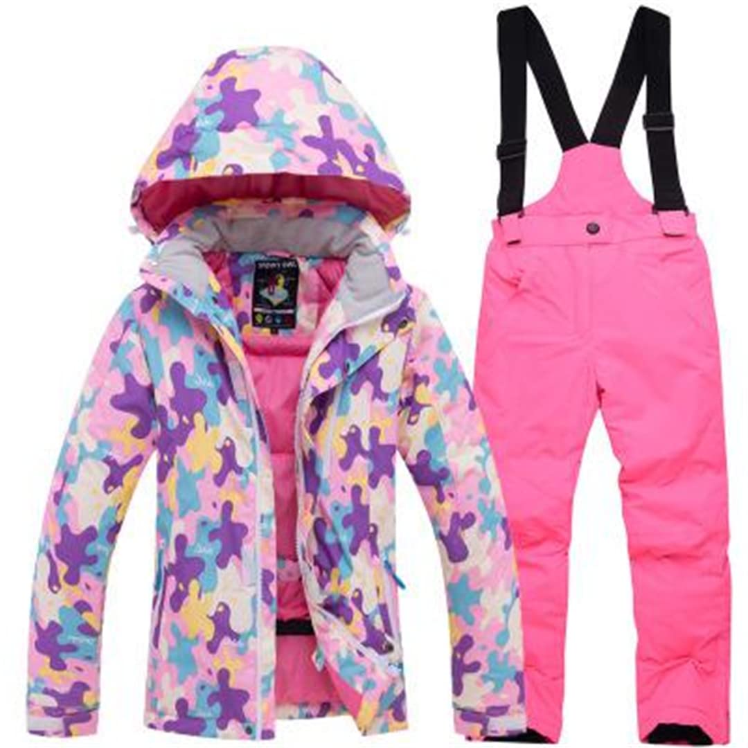 **Kids Waterproof Ski Snow Suit Set - Winter Jacket & Pants for Boys & Girls - Outdoor Sports & Snow Play Outfit**    *Perfect for skiing, snowboarding, sledding, and winter adventures!*