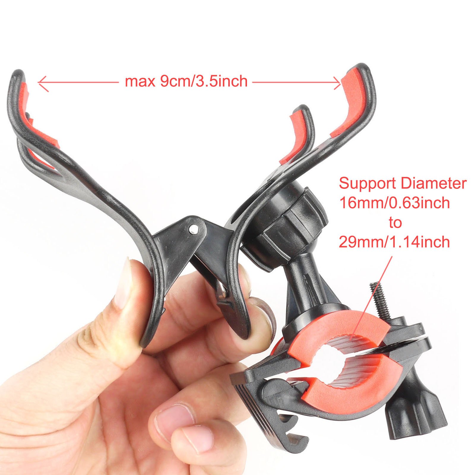 Mr.Power Universal Microphone Stand with Phone Holder - Compatible with iPhone & Samsung Smartphones - Perfect for Podcasting, Live Streaming & Recording Studios