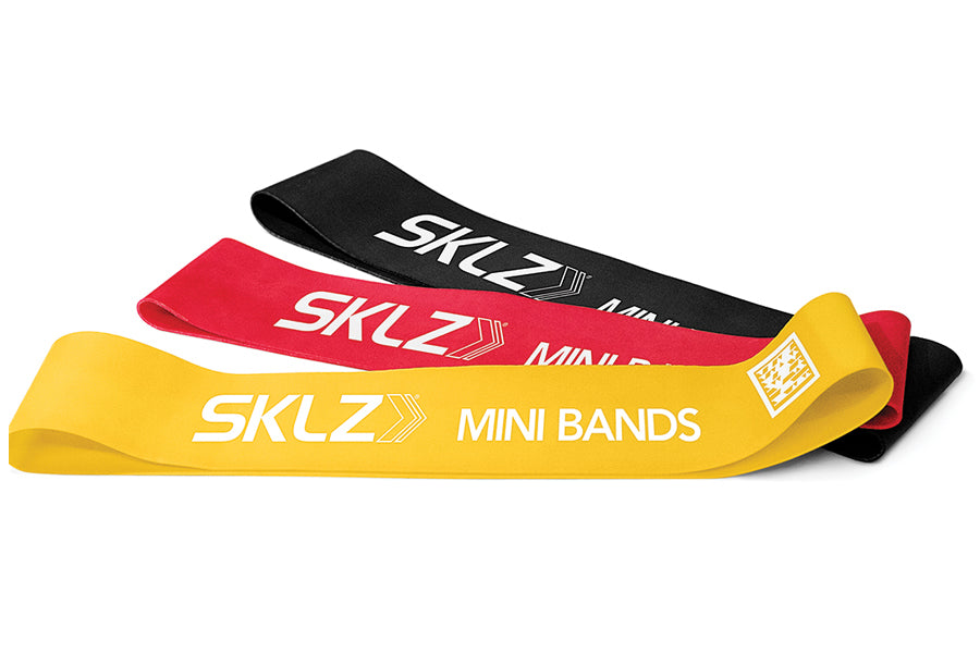 SKLZ Mini Resistance Bands Set for Strength Training, Physical Therapy & Home Workouts – Stretchable Exercise Bands for Legs, Glutes & Full Body Fitness