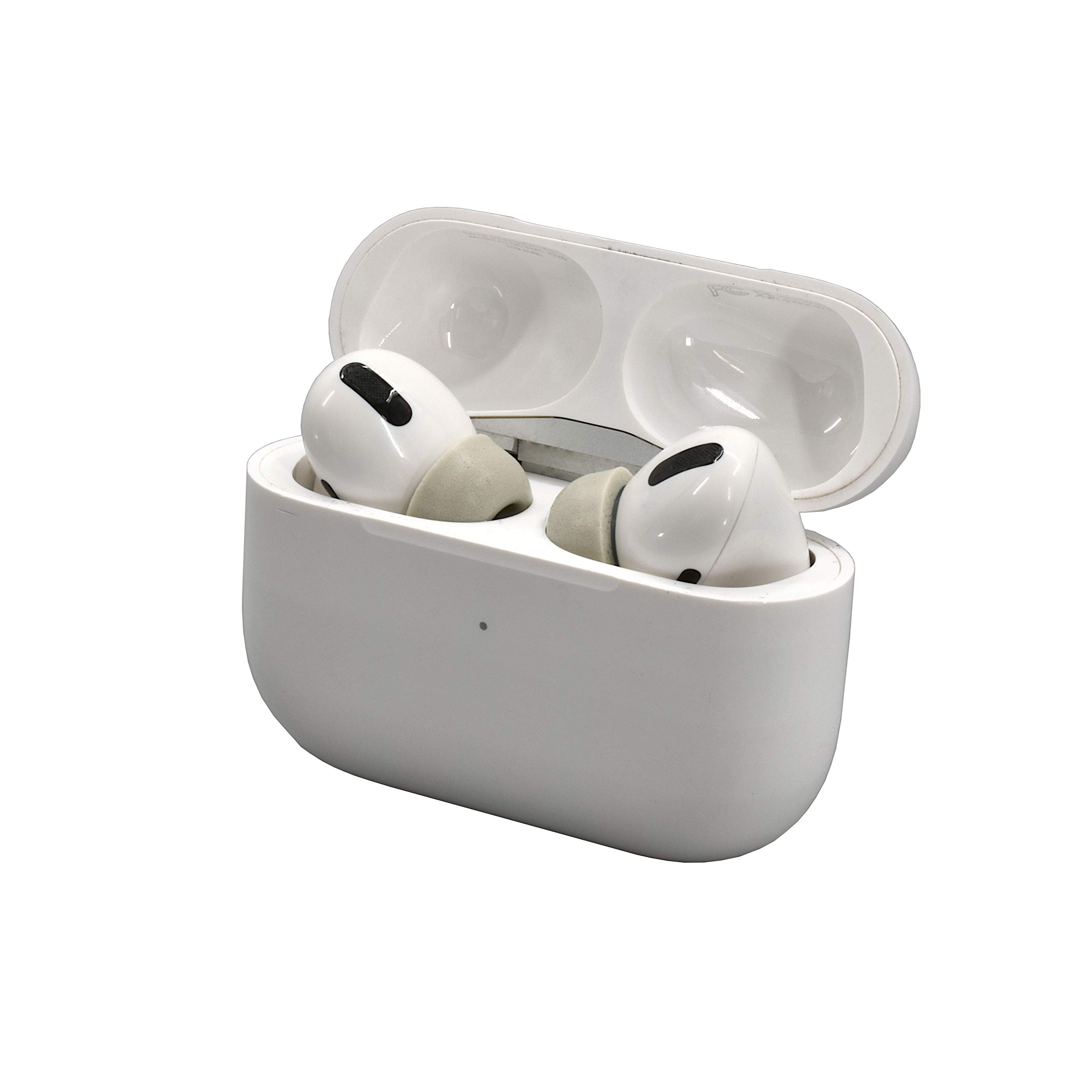 Dekoni AirPod Pro Memory Foam Ear Tips (3PK) - Medium Gray for Comfort & Noise Isolation
