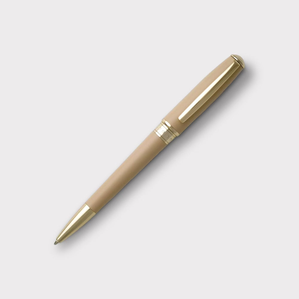 Hugo Boss Luxury Gold Plated Ballpoint Pen - Premium Writing Instrument for Business, Gifts & Office Use