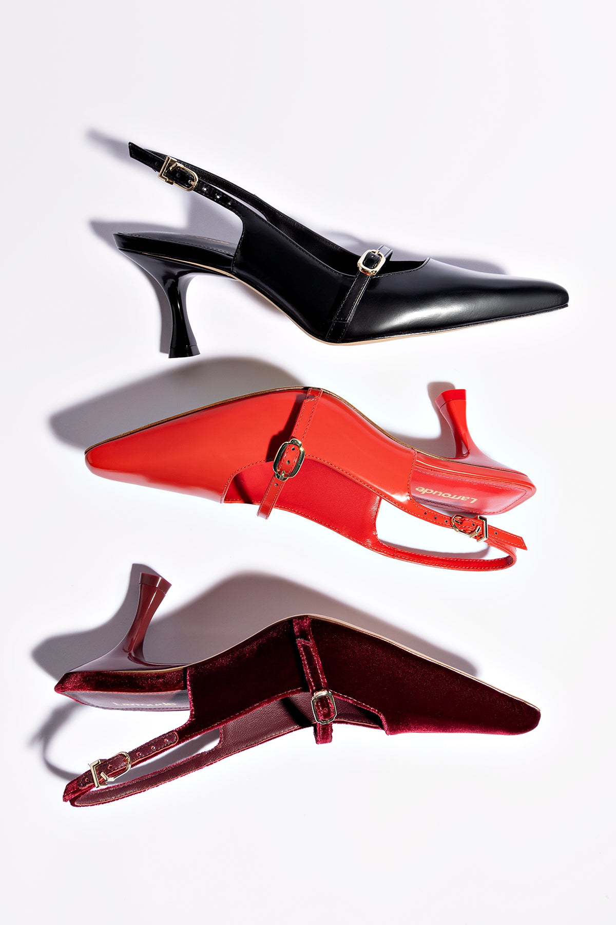 Ines Pump Women's High Heels - Scarlet Leather Dress Shoes for Women | Perfect for Weddings, Parties & Office Wear