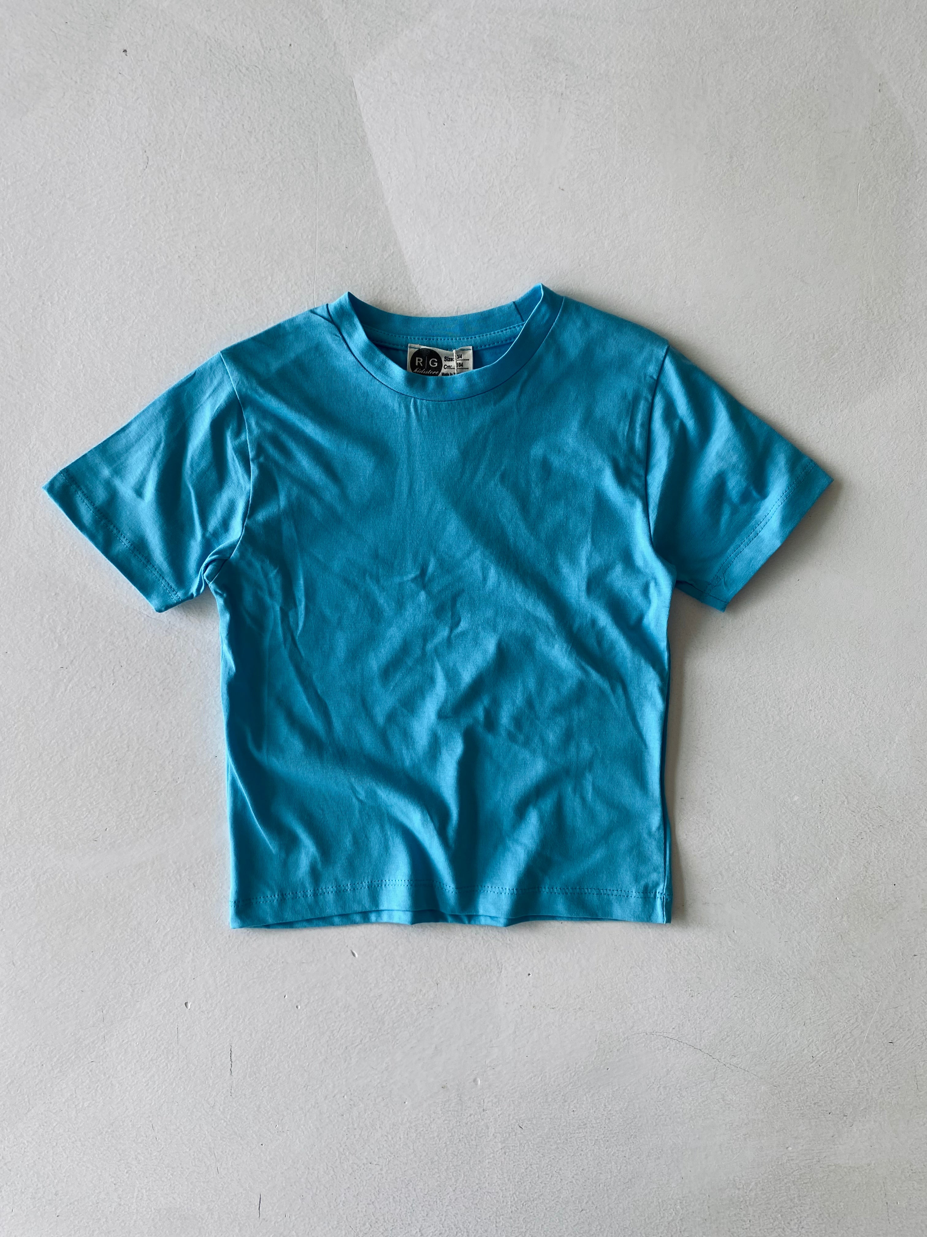 100% Cotton Basic Kids T-Shirt | Soft & Breathable Summer Tee for Boys & Girls | Perfect for Playdates, School & Outdoor Activities