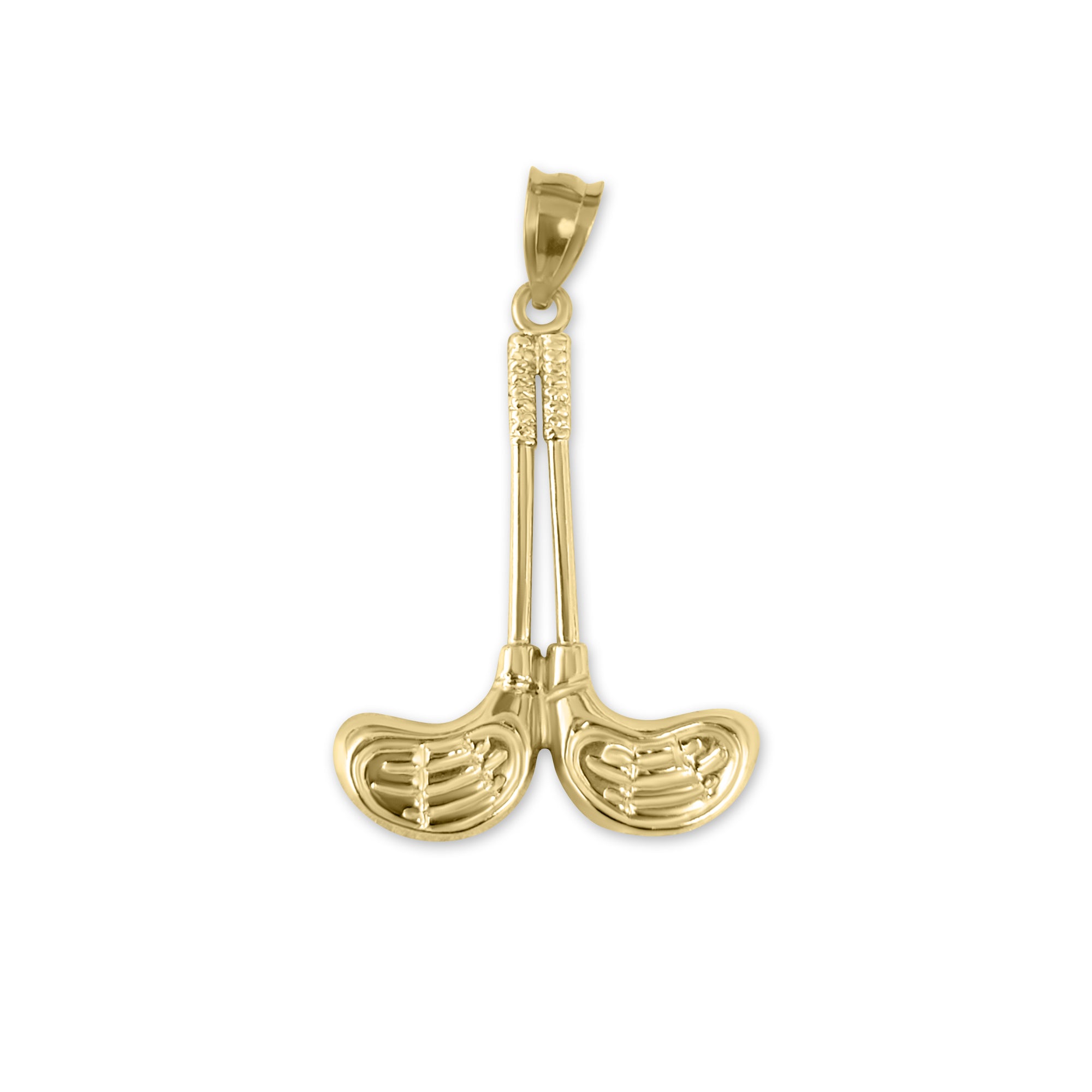 Two Golf Clubs Charm Pendant - Elegant Jewelry for Golf Lovers | Perfect Gift for Golfers, Necklace for Sports Enthusiasts | Ideal for Golf Tournaments, Father's Day, and Casual Wear