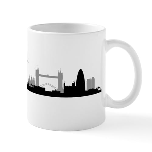 White - Skyline London Mugs