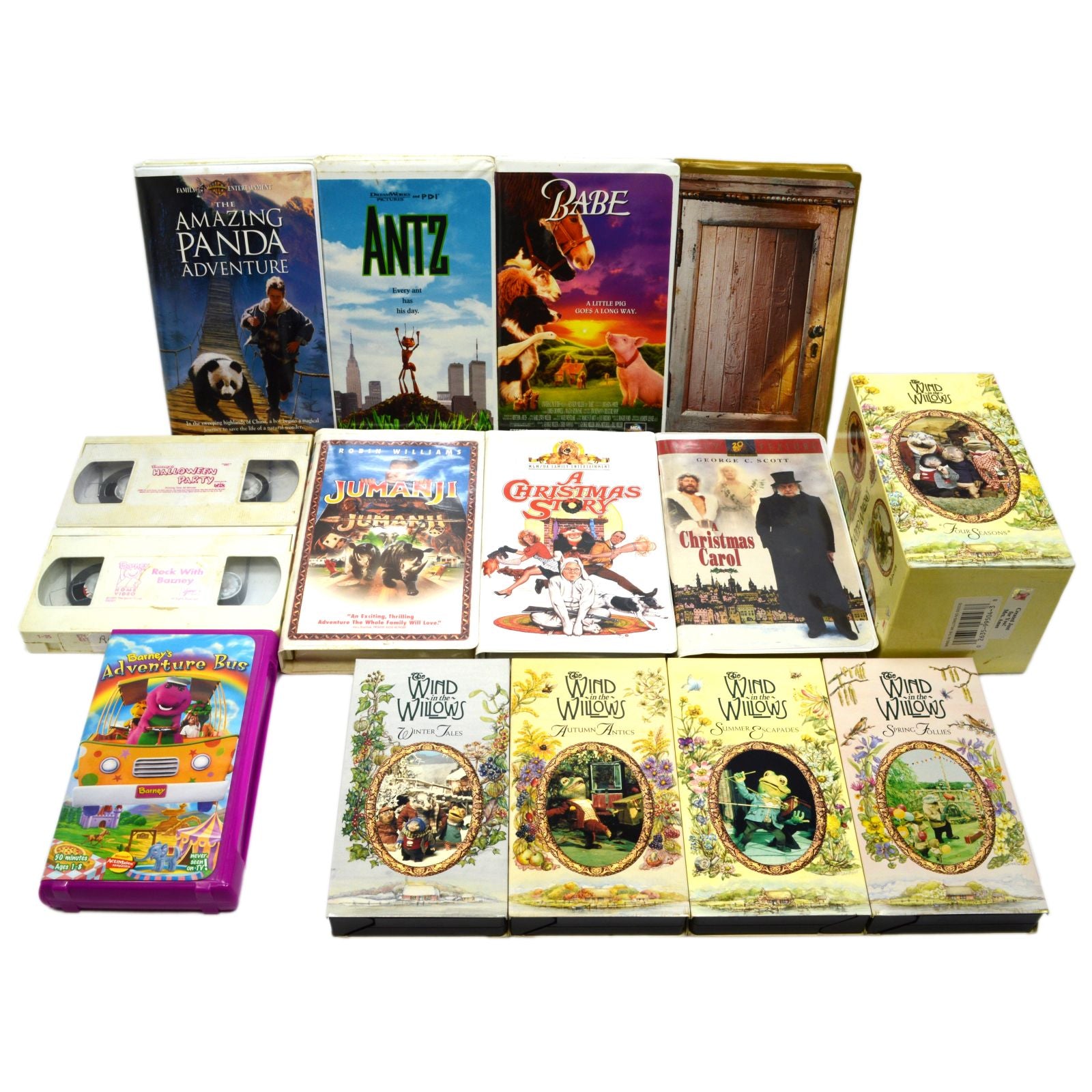 47 VHS Tapes Collection - Kids Movies & Shows Including Barney, Disney Classics & More - Perfect for Family Movie Nights & Nostalgic Entertainment