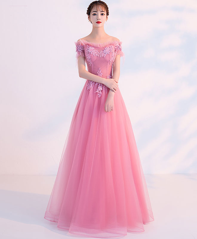 Elegant Blue Tulle Lace Long Prom Dress for Women - Formal Evening Gown for Homecoming, Ball, Wedding & Special Occasions