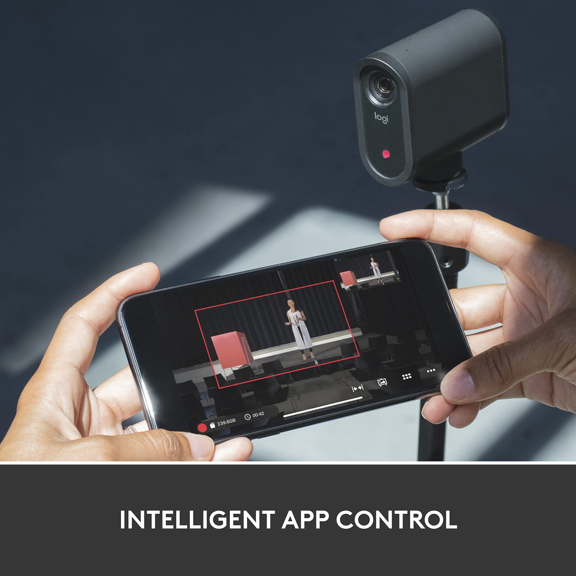 Logitech Mevo Start Wireless Live Streaming Camera - 1080p HD Video, App Control, LTE/Wi-Fi Connectivity - Perfect for Vlogging, Gaming, and Live Events (Black)