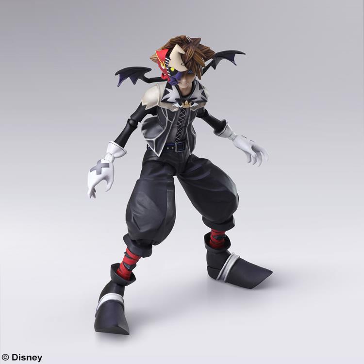 Bring Arts Kingdom Hearts II Sora Halloween Town Ver. Action Figure by Square Enix | Collectible Disney RPG Character Model for Display & Gaming Fans