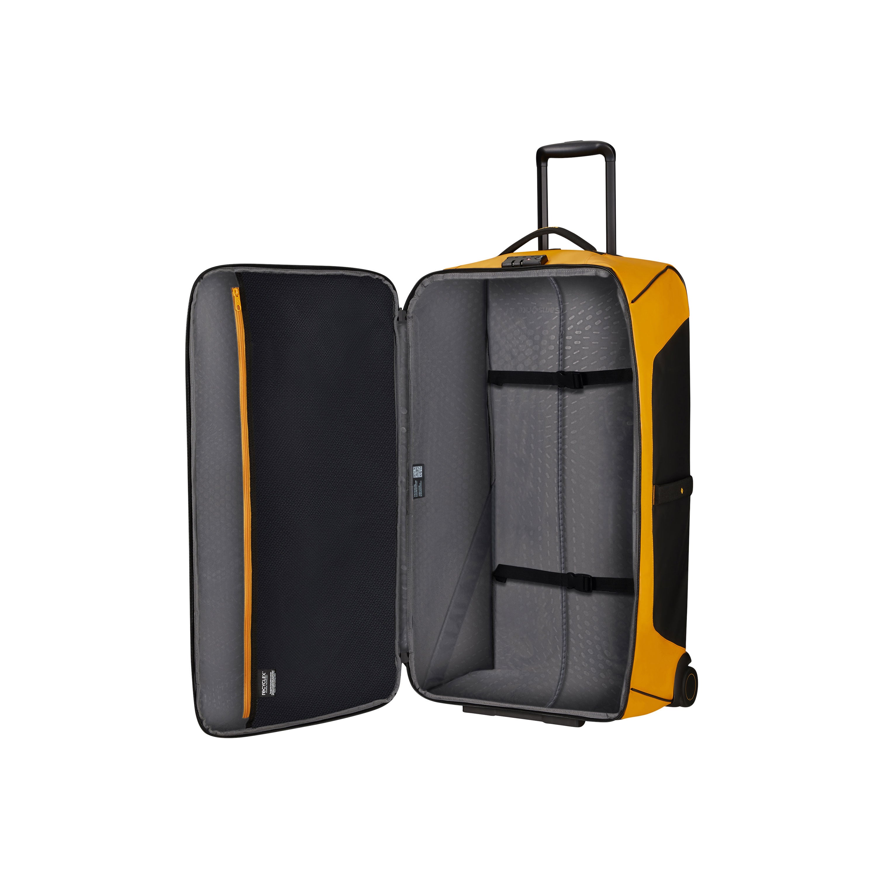 Ecodiver Softside 79/29 Wheeled Duffel Bag - Lightweight Expandable Luggage for Travel, Gym & Sports Gear - Perfect for Airplane Carry-On & Weekend Getaways