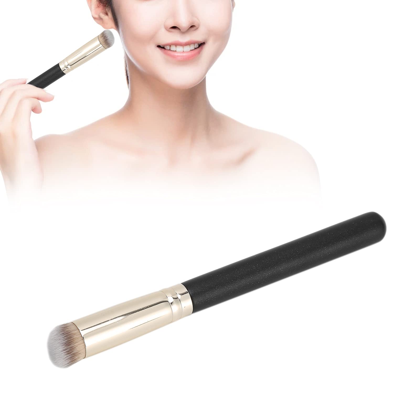 Professional Makeup Concealer Brush - Soft Synthetic Bristles for Flawless Coverage - Perfect for Foundation, Contouring & Highlighting - Ideal for Everyday Makeup & Professional Use