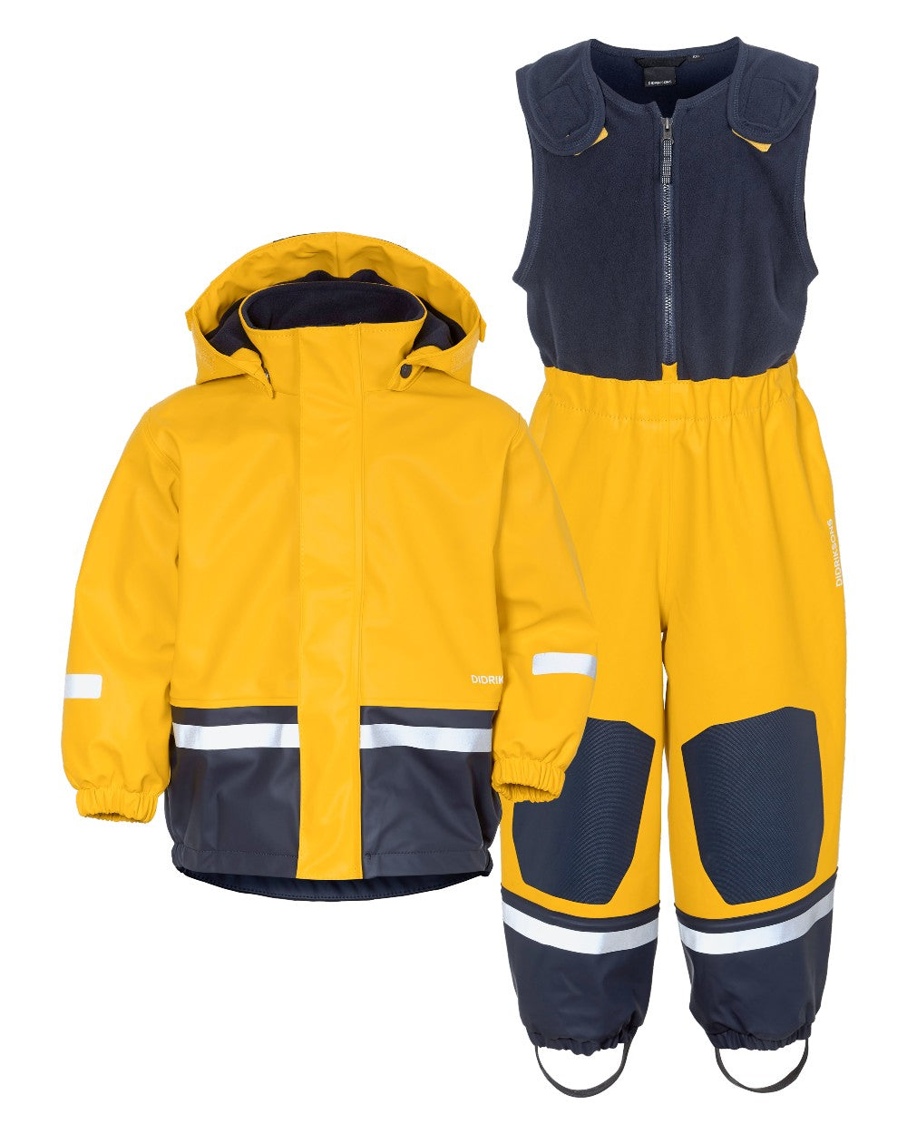 Didriksons Boardman Kids Rain Jacket & Pants Set - Waterproof Outdoor Gear for Boys & Girls - Perfect for Hiking, Camping & School