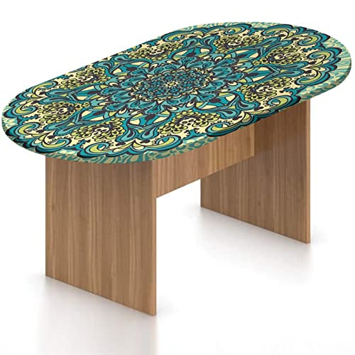 Turquoise Teal Light Yellow 0947