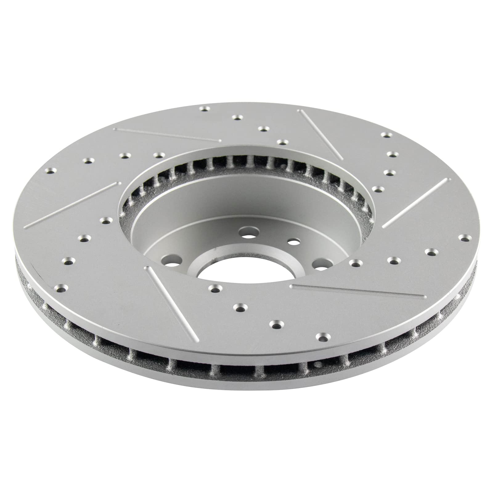 TRQ Premium Wheel Bearing Hub Assembly with High-Performance Brake Rotor & Ceramic Brake Pads - Complete Front Kit for Smooth & Safe Driving | Perfect for Daily Commute, Highway Travel & Towing