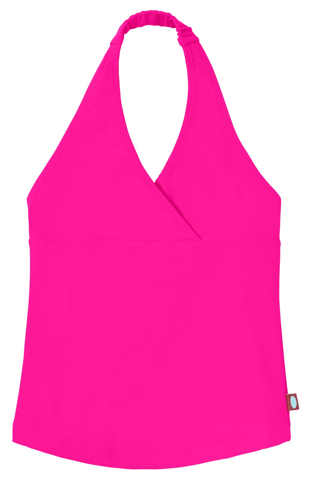 City Threads Girls UPF50+ Halter Tankini Swimsuit with Rash Guard for Beach, Pool & Water Sports