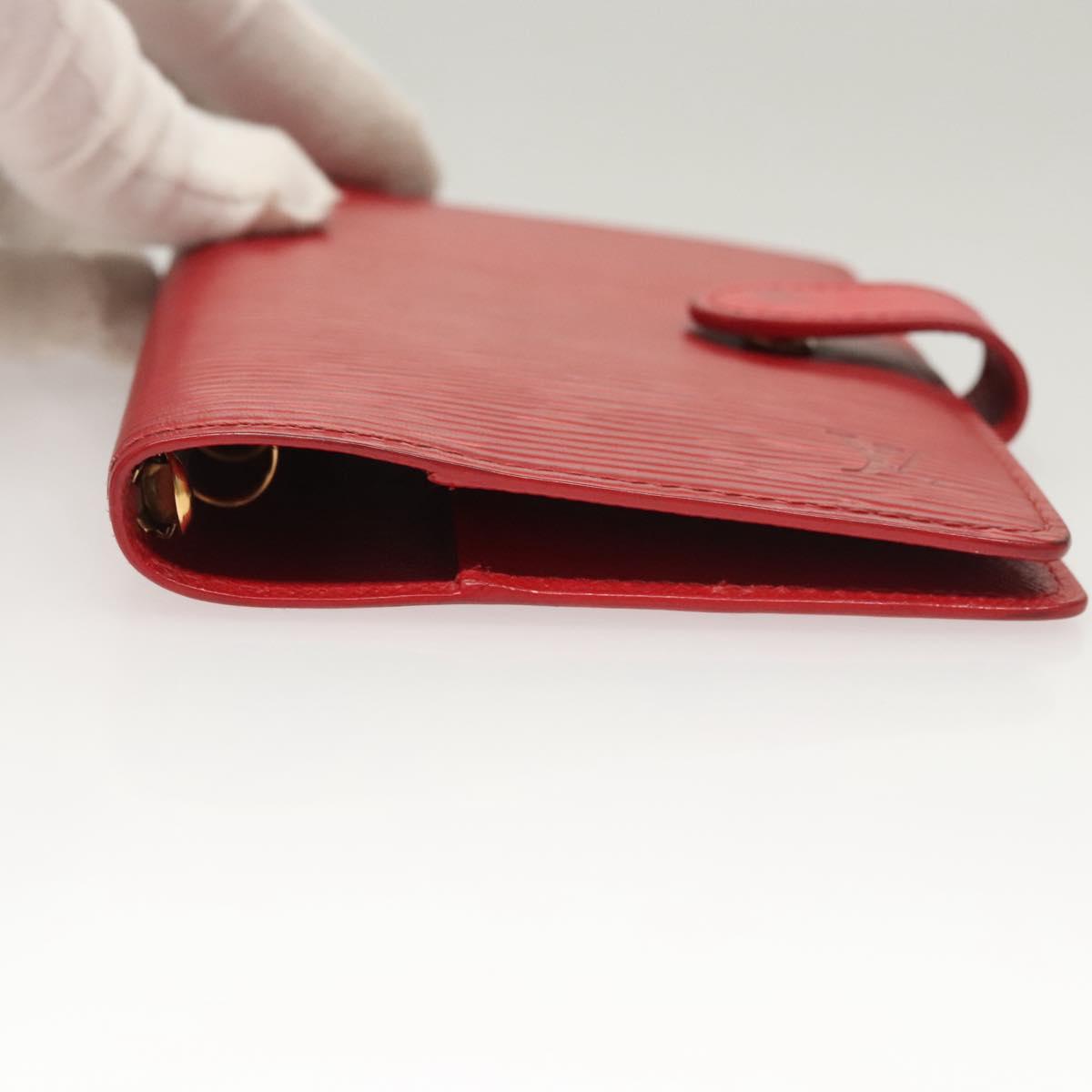 Louis Vuitton Agenda PM Epi Leather Organizer - Luxury Business Planner & Personal Diary for Professionals - Perfect for Office, Meetings & Daily Scheduling