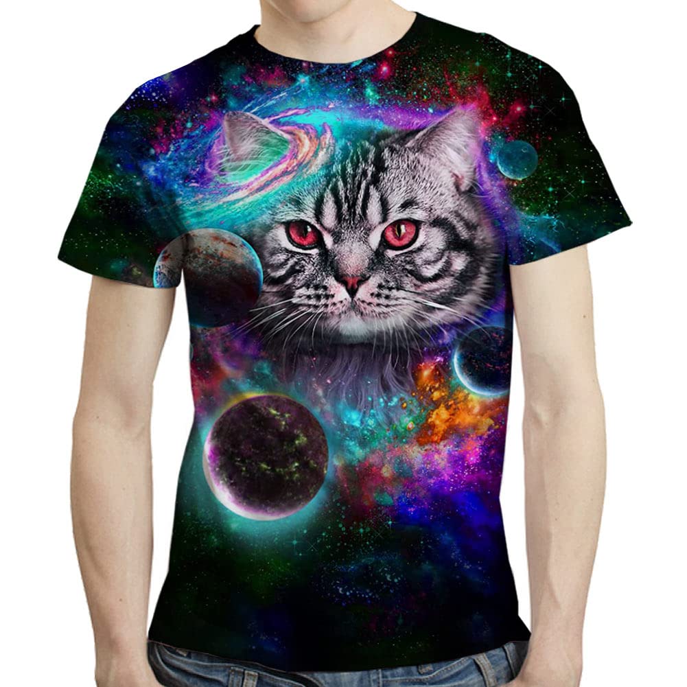 3D Printed Graphic T-Shirt for Men - Cool & Stylish Casual Tee - Sizes S to 3XL - Perfect for Streetwear, Gym & Everyday Outfits