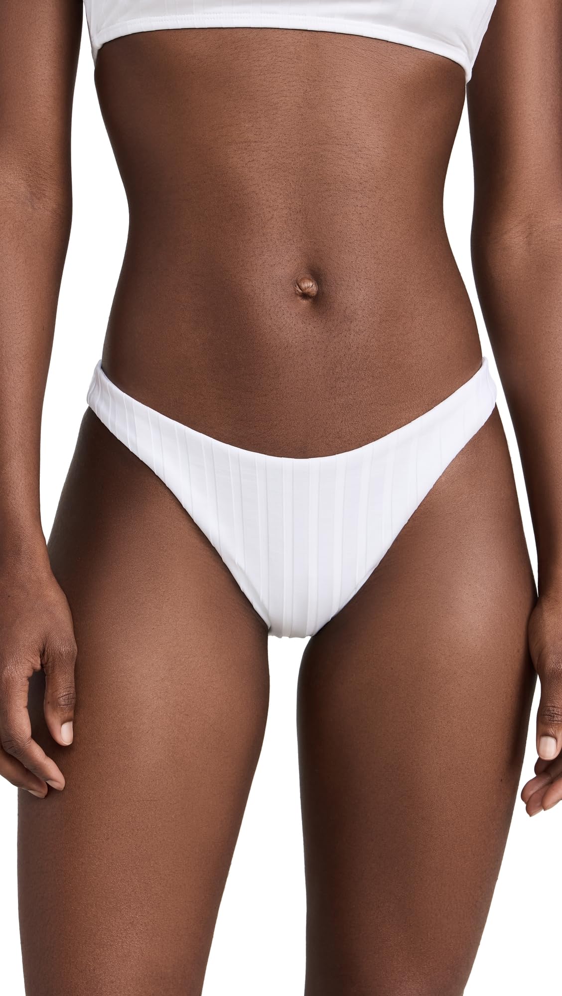Vitamin A Women's Cali High Leg Bikini Bottoms - Sexy Swimwear for Beach & Pool - Perfect for Summer Vacations & Tropical Getaways