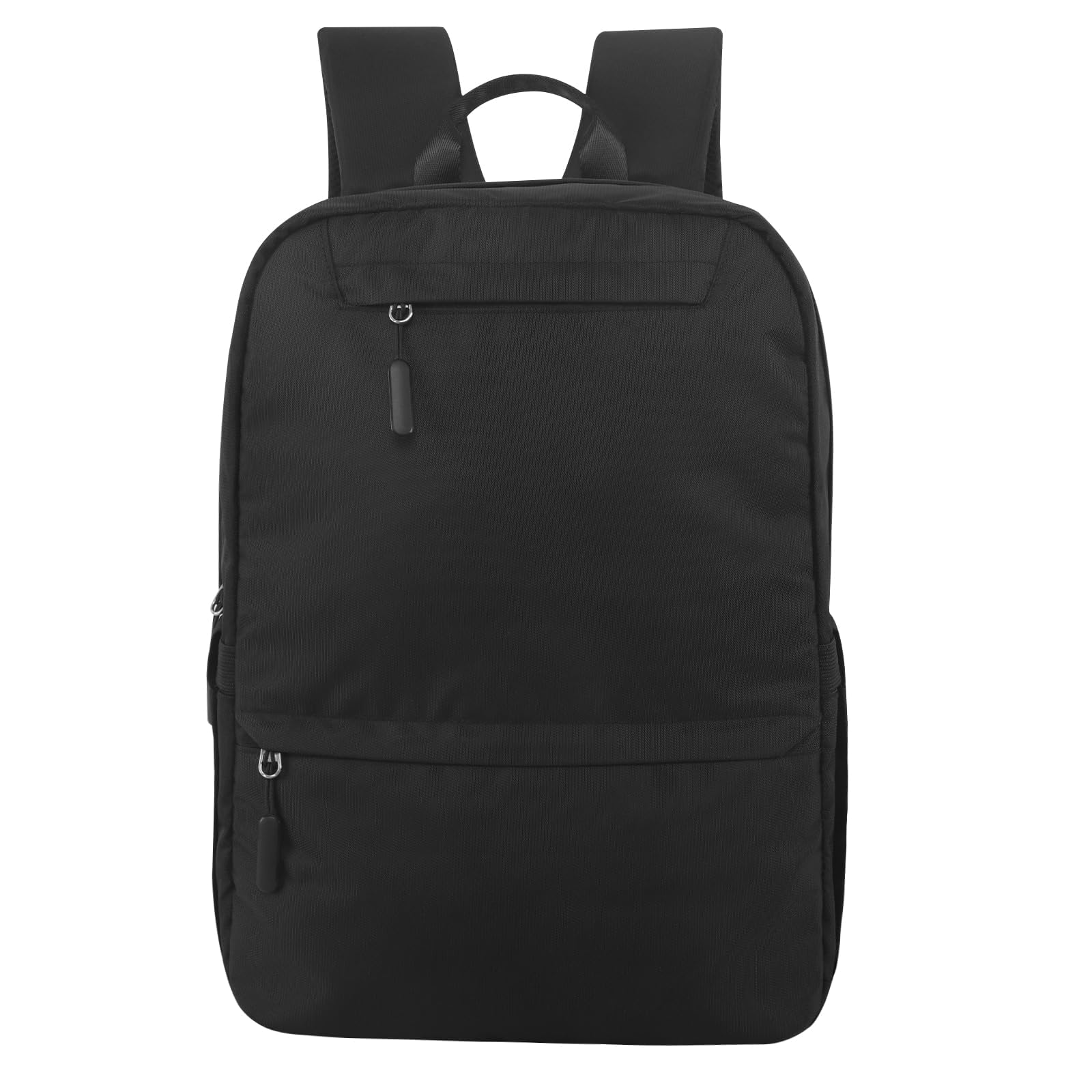 Waterproof 15.6 Inch Laptop Backpack for Men - College Student Bookbag, Travel Backpack for Work & School, Durable Black Backpack for Teens & Adults - Perfect for Commuting, Campus Life and Business Trips