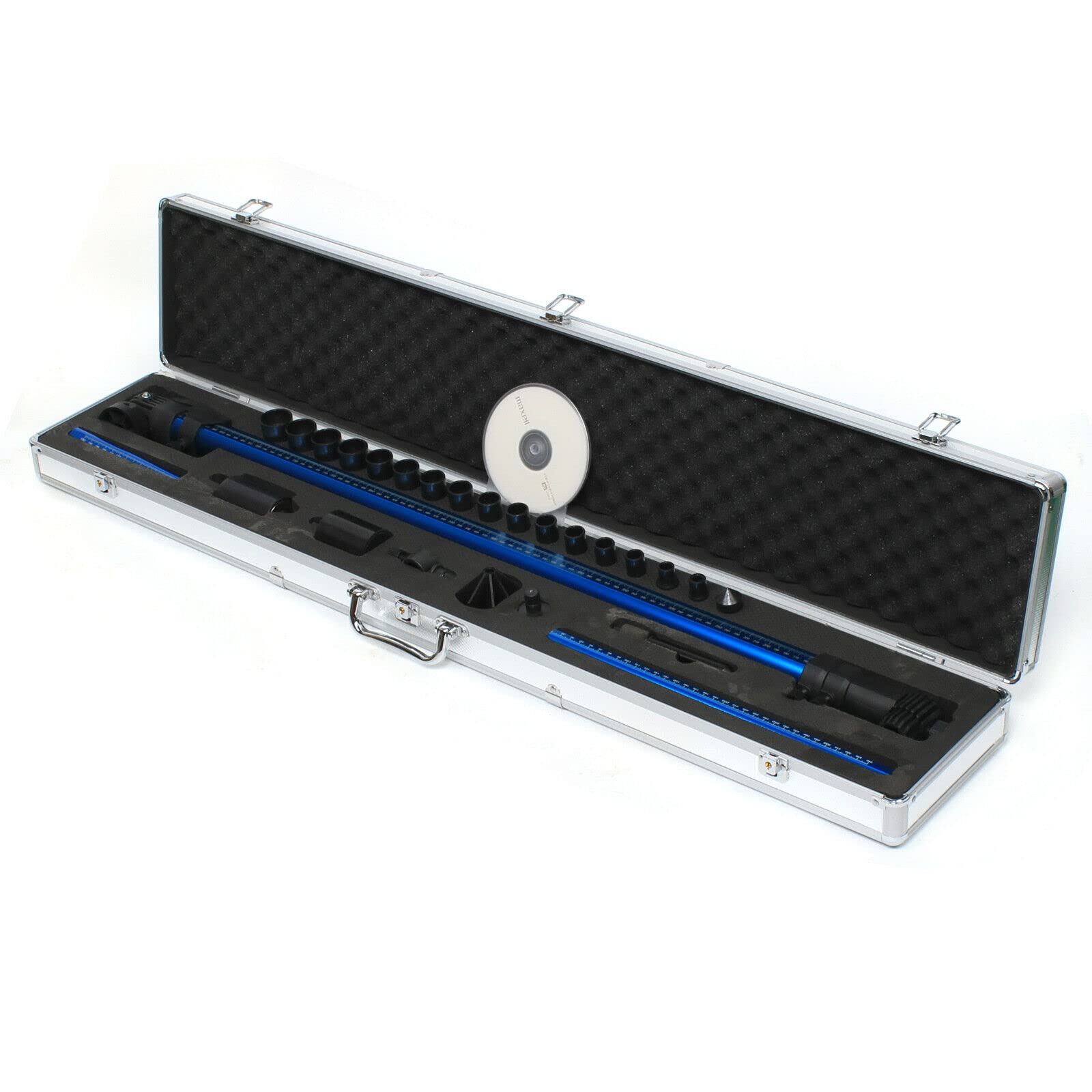 High Precision 2D Measuring System - Universal Auto Body Frame Machine Tram Gauge | Retractable Aluminum Measuring Tool for Construction & Machinery Repair | Perfect for Vehicle Frame Alignment & Structural Measurement