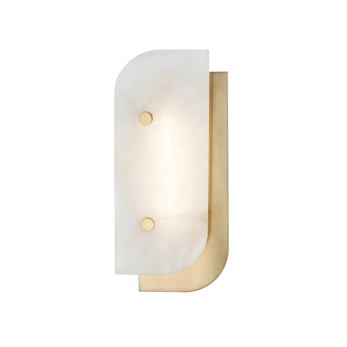 Hudson Valley Lighting 3313-AGB Yin & Yang 1-Light Wall Sconce - Aged Brass Finish - 13