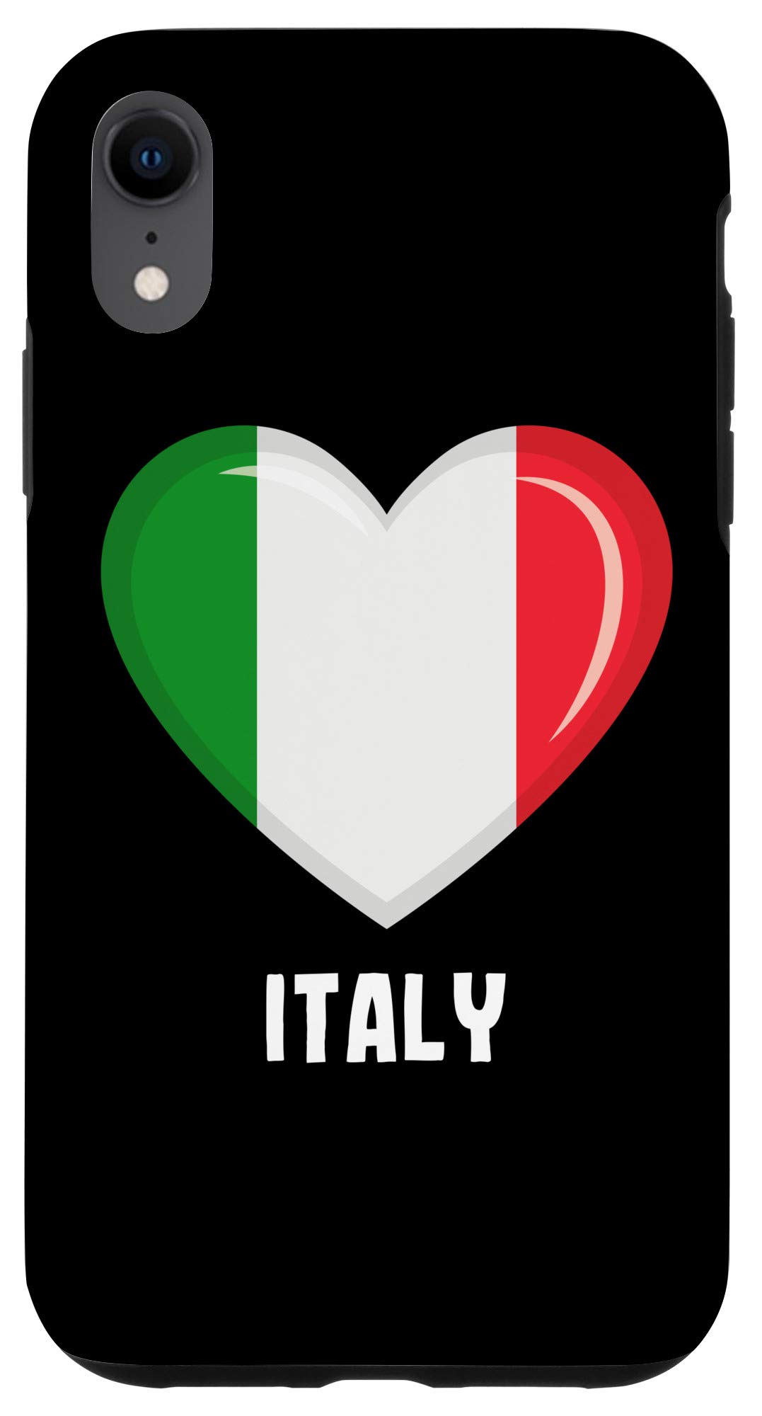 iPhone XR Italy Flag Italian Phone Case - Durable Protective Cover for Apple iPhone XR - Perfect for Travel, Gifts & National Pride (Compatible with iPhone XR)