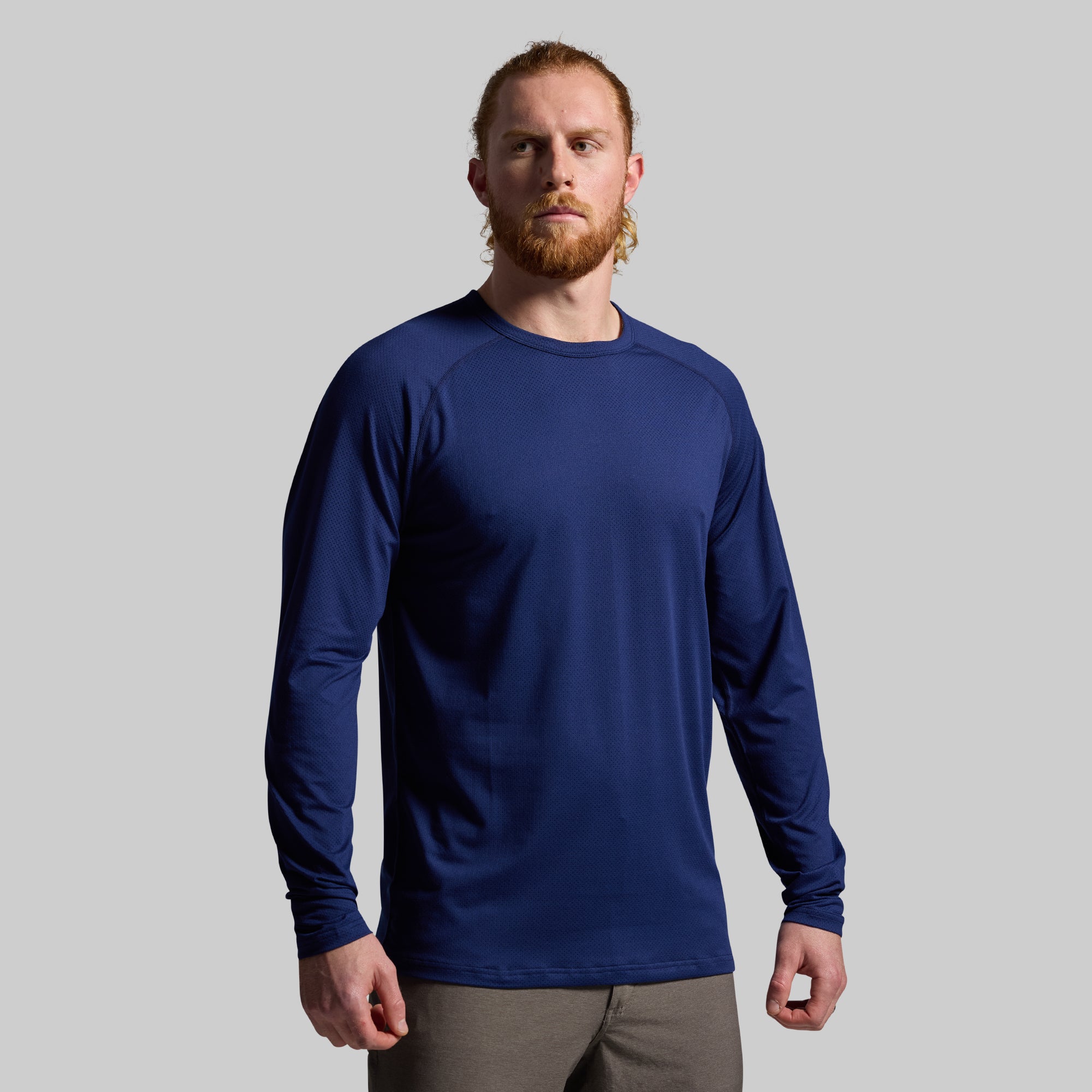 Heritage Raglan T-Shirt for Men - Soft Cotton Blend, Midnight Blue, Vintage Style - Perfect for Casual Wear, Street Fashion & Everyday Comfort