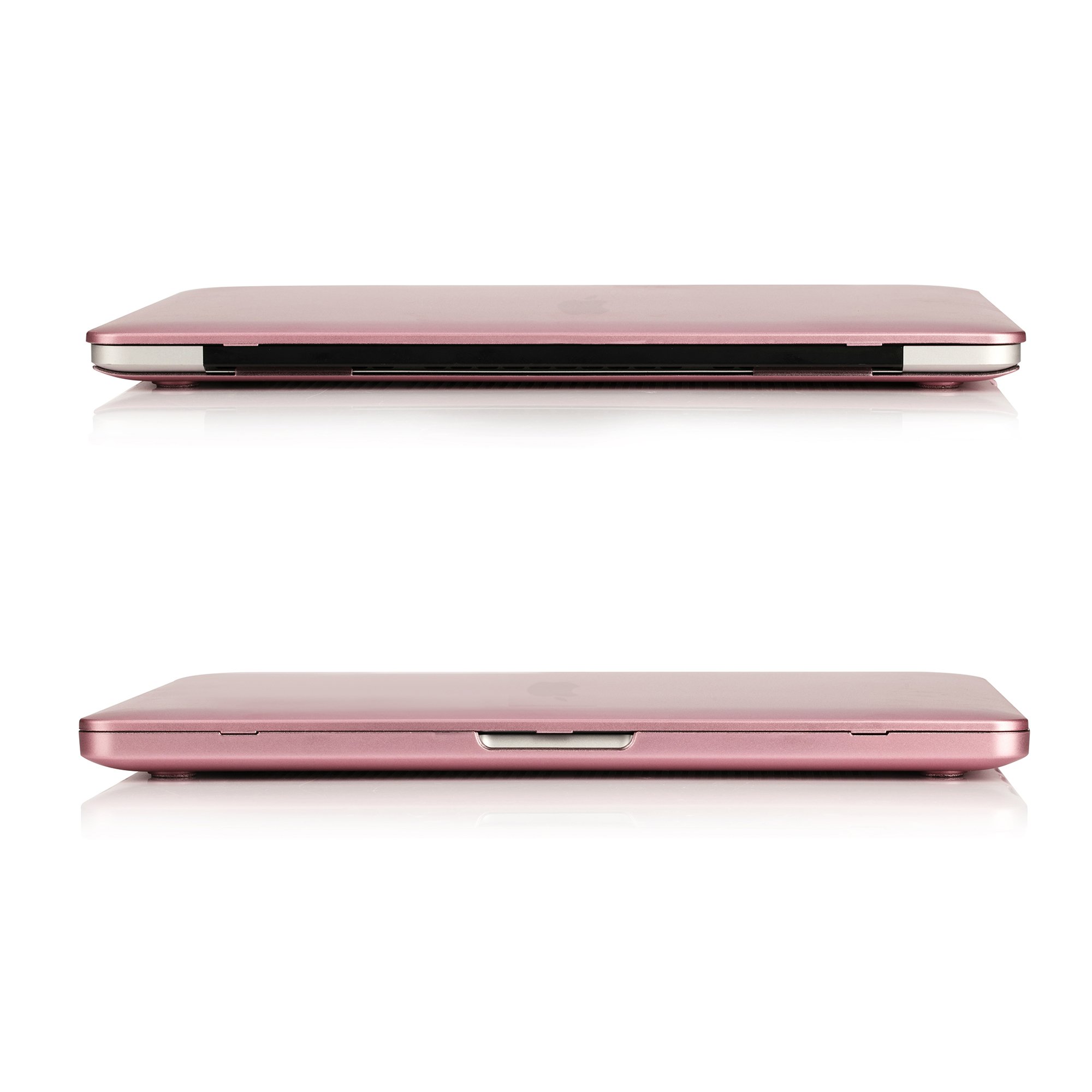 Premium Hard Plastic Shell Case & Keyboard Cover for MacBook Pro Retina 13 Inch (A1502 & A1425 Models) - Compatible with 2012-2015 Versions, Stylish Rose Gold Protection for Work, Travel & School
