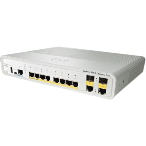 Cisco Catalyst WS-C3560C-12PC-S 12 Port PoE+ Gigabit Switch | Refurbished | Ideal for Small Business Networks & Office IT Infrastructure