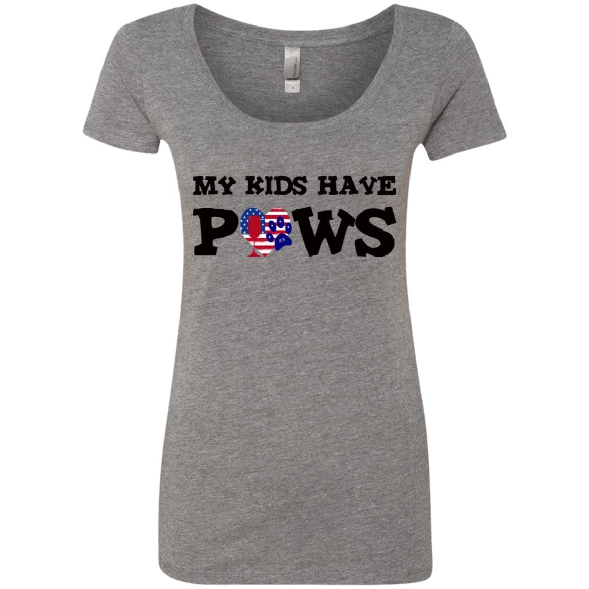 WineyBitches.Co Women's Tri-Blend Scoop Neck T-Shirt - Soft & Comfortable Casual Tee for Everyday Wear, Lounge, and Outings