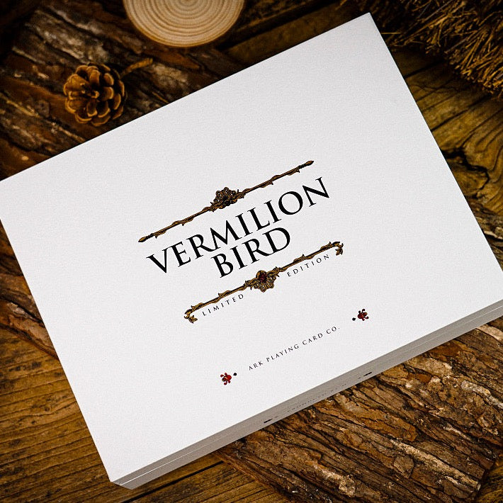 Vermilion Bird Luxury Playing Cards - Premium Quality Poker Cards for Magic Tricks, Cardistry & Casino Games - Perfect for Parties, Poker Nights & Collectors