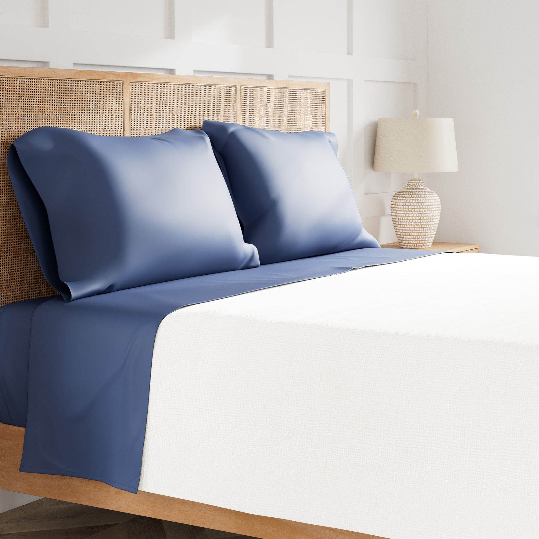Premium Ready to Bed 2.0 Sheet Set - Soft Breathable Bedding for Ultimate Comfort - Perfect for Master Bedroom, Guest Room & Vacation Homes