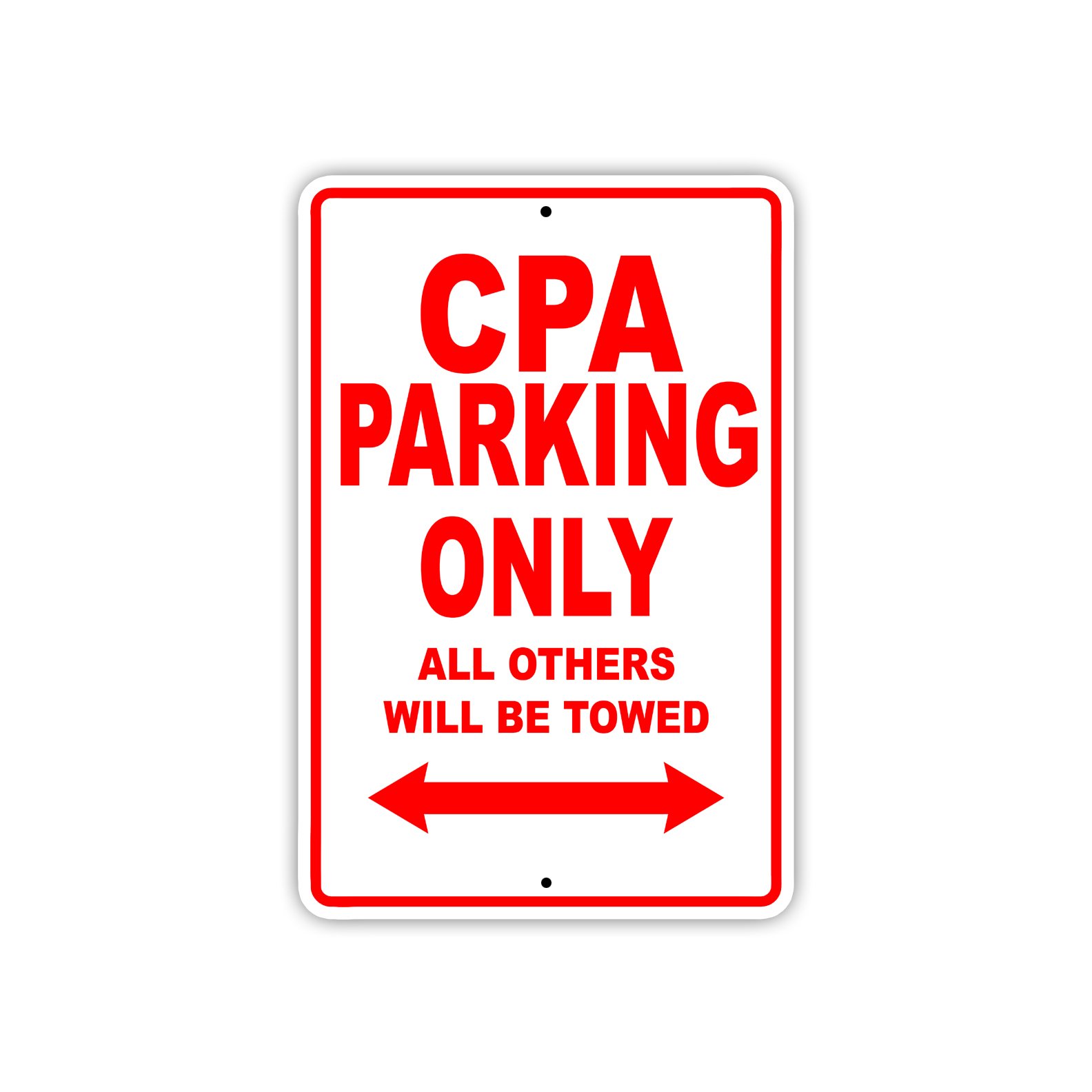 CPA Parking Only Sign - 12