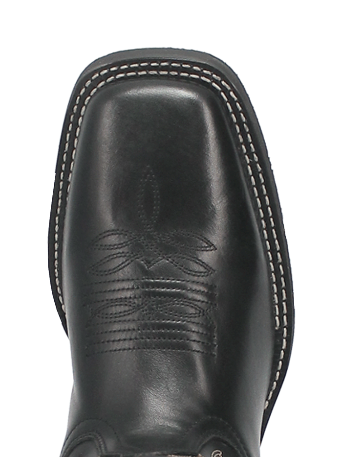 Laredo 7710 Men's KANE Leather Boots Black - Durable & Stylish Cowboy Boots for Western Riding, Work & Casual Wear