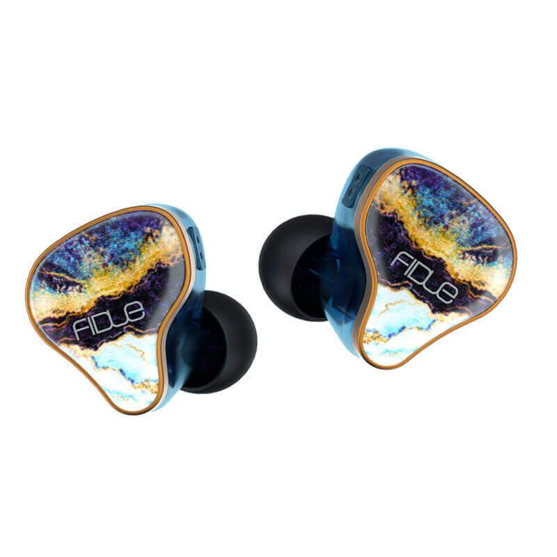 Fidue GEM4 4BA High-Fidelity In-Ear Monitor Earphones with Balanced Armature Drivers - Perfect for Audiophiles, Musicians, and Studio Recording