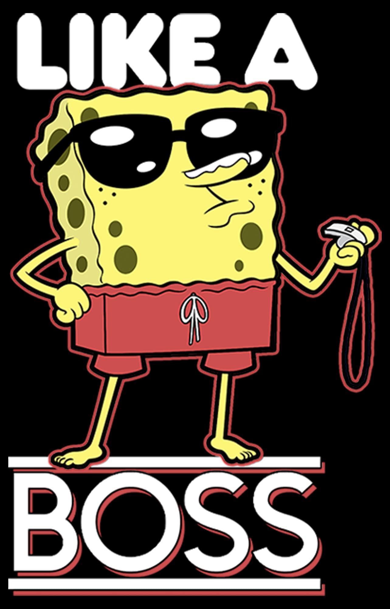 SpongeBob SquarePants Like a Boss Kids' Hoodie - Nickelodeon Cartoon Character Pullover Sweatshirt for Boys & Girls - Perfect for School, Playdates & Birthday Gifts