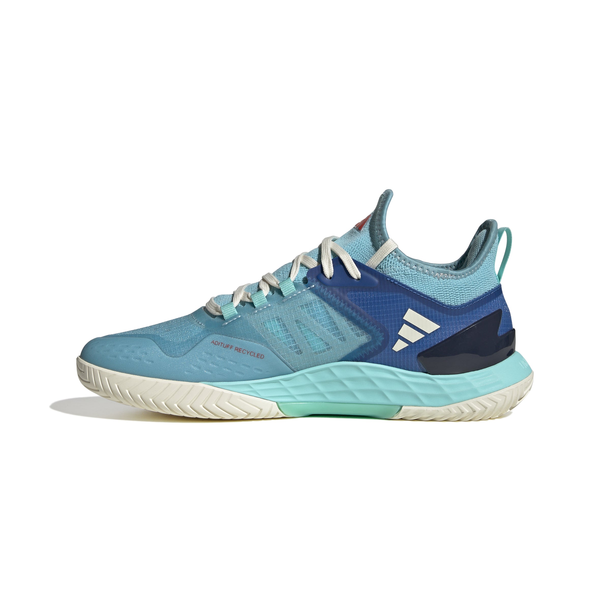 **Adidas Adizero Ubersonic 4.1 Men's Tennis Shoes - Light Aqua (ID1562) | Lightweight & Breathable for Competitive Play & Training**