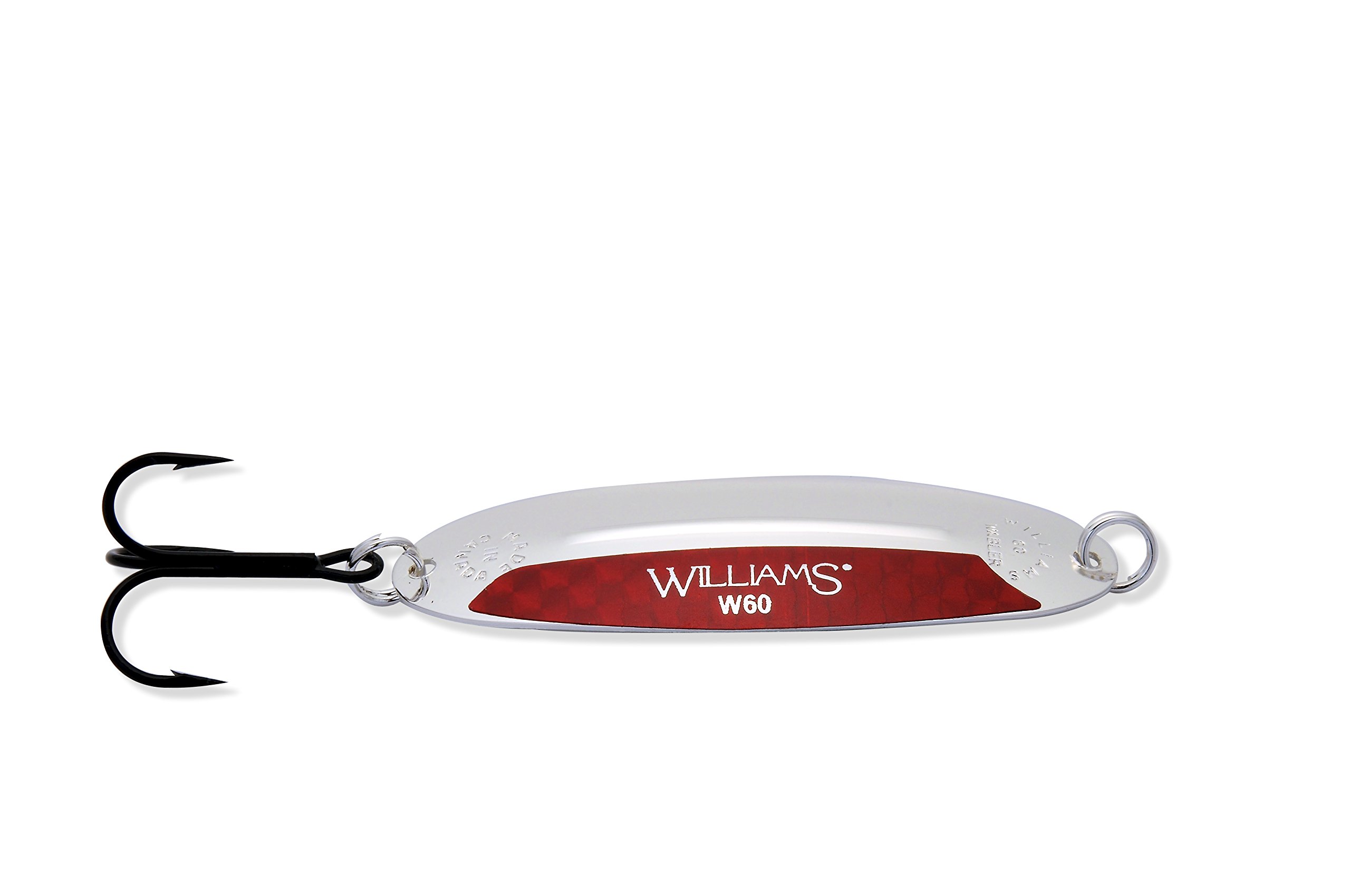 Williams Wabler 3-1/4-Inch Fishing Lure, Fire Wabler - Premium Metal Spoon for Trout, Salmon, and Walleye in Freshwater & Saltwater