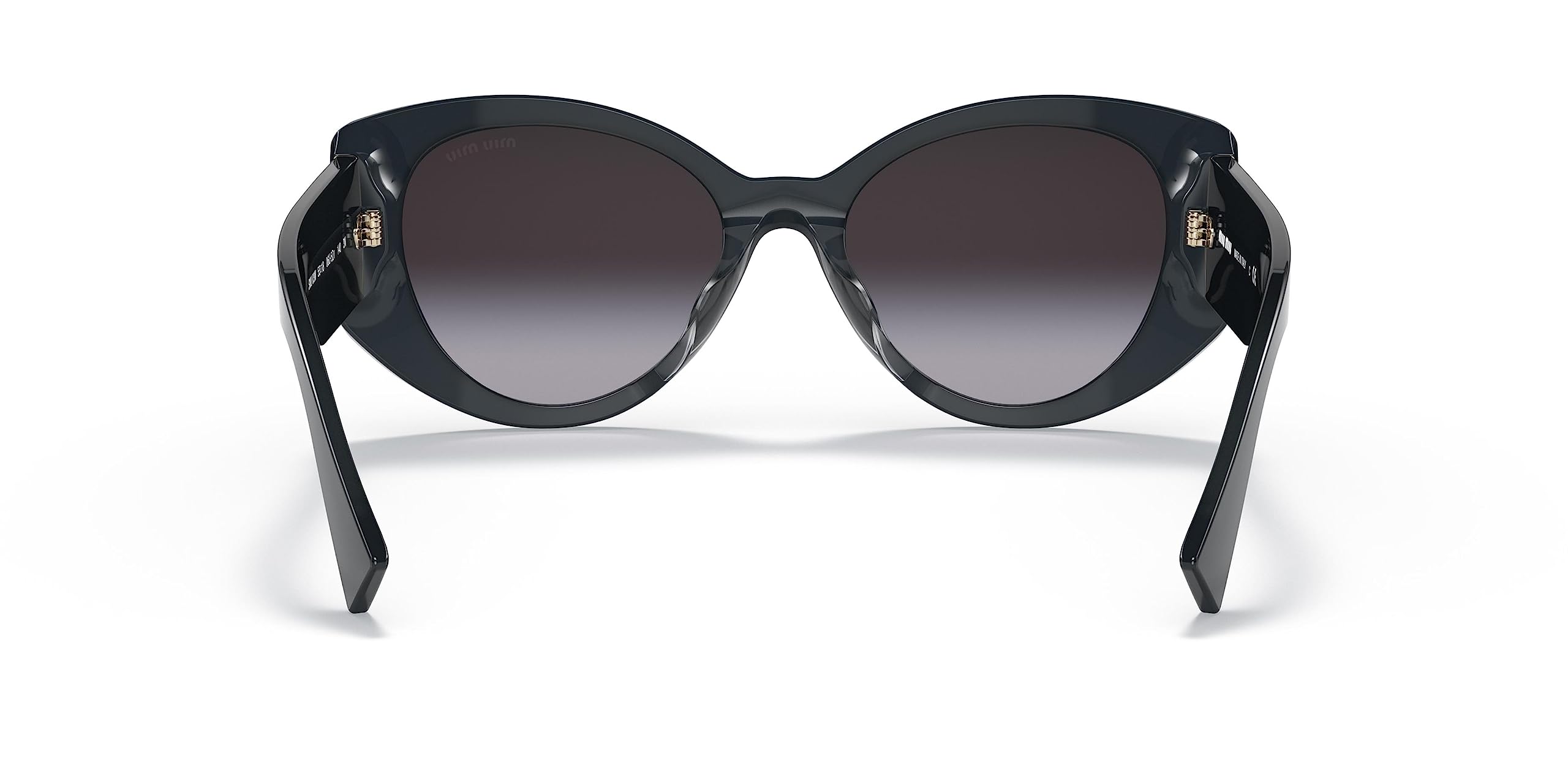 Miu Miu Women's Round Fashion Sunglasses UV Protection - Stylish Cat Eye Sunglasses for Women, Perfect for Beach, Driving & Outdoor Activities