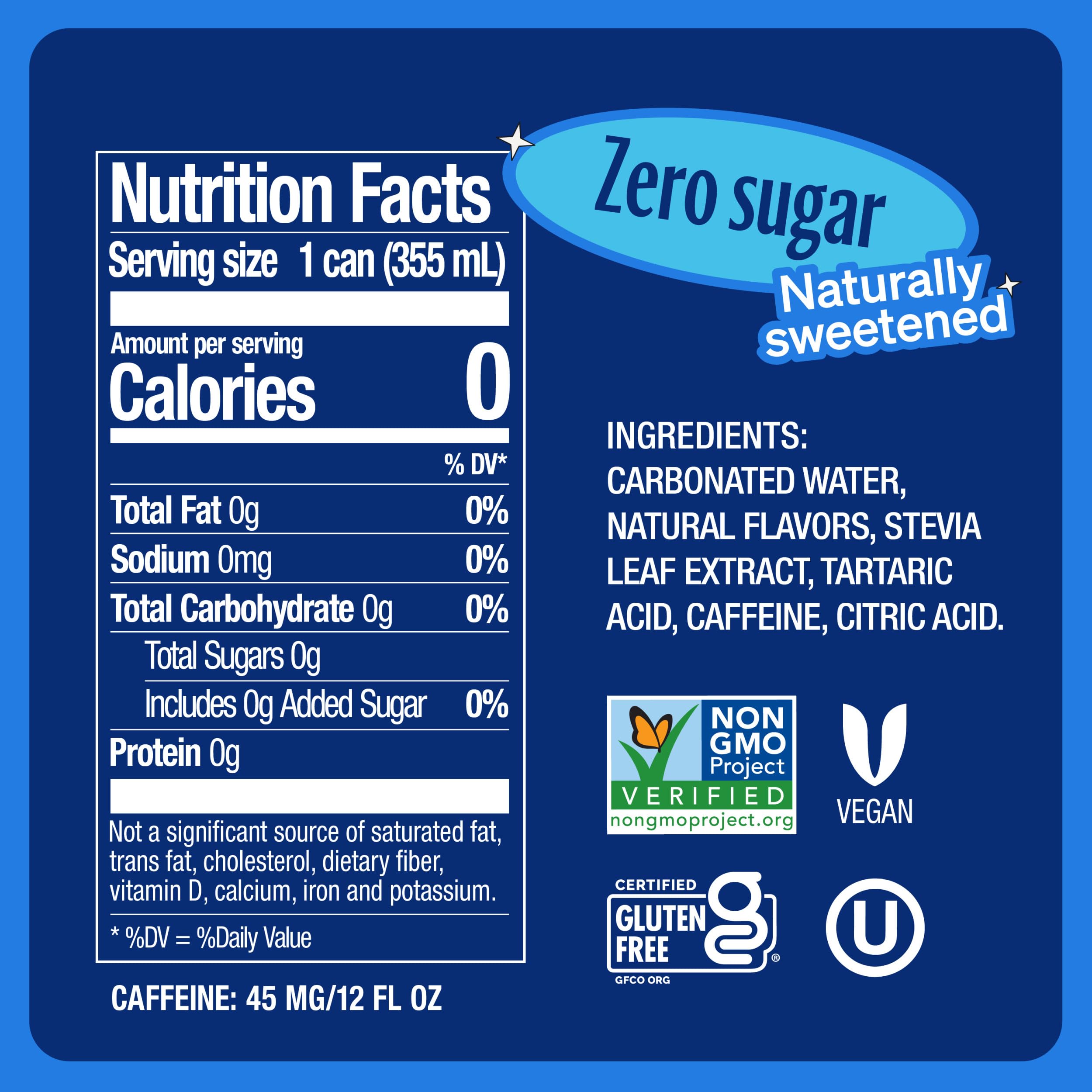 Zevia Zero Calorie Cola Soda - 6 Pack (12oz Cans) | Naturally Sweetened, No Artificial Ingredients | Perfect for Keto Diet & Healthy Lifestyle