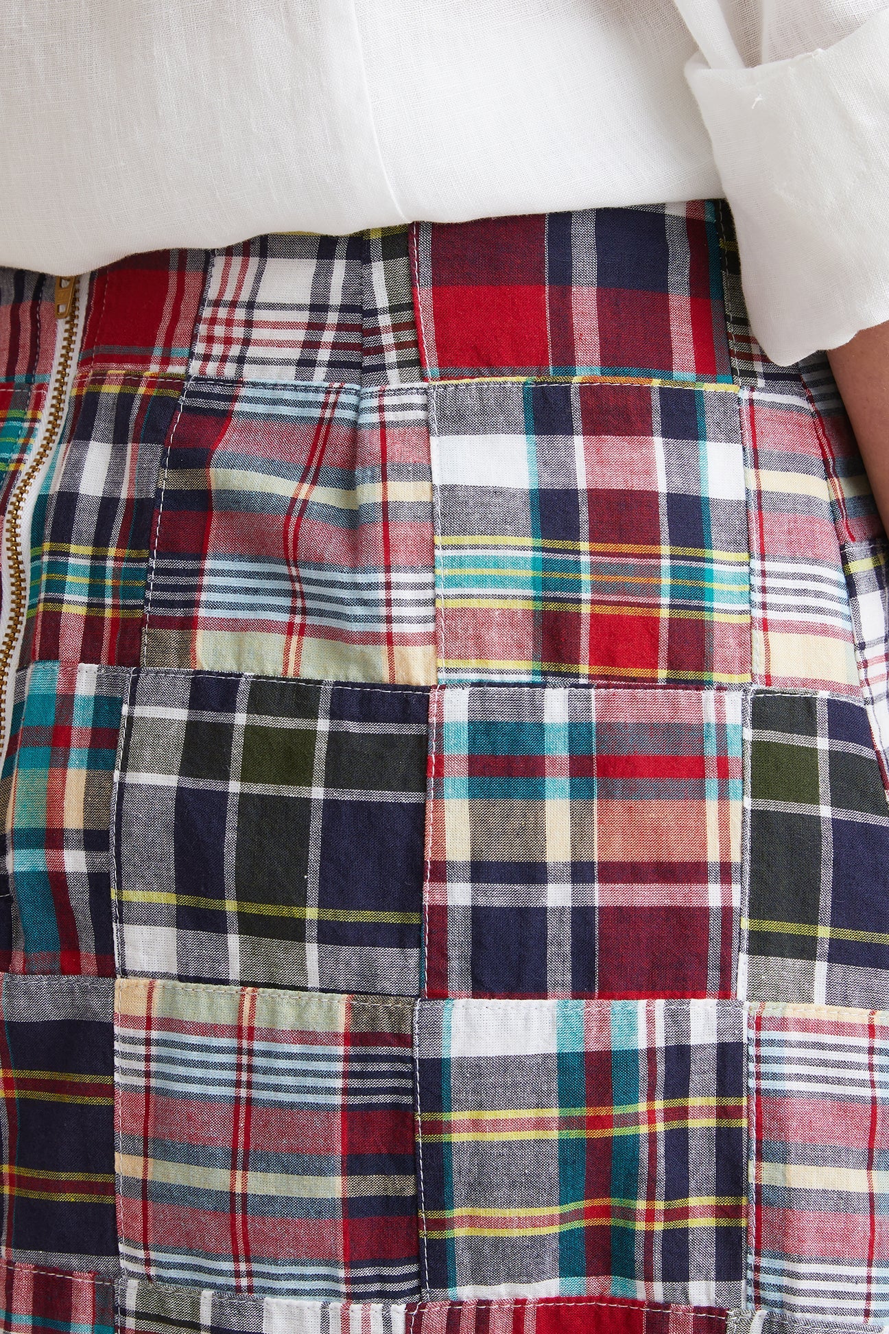 Stylish Ali Skirt Sconset Patch Madras Dress - Perfect for Summer Outfits, Beach Vacations & Casual Wear