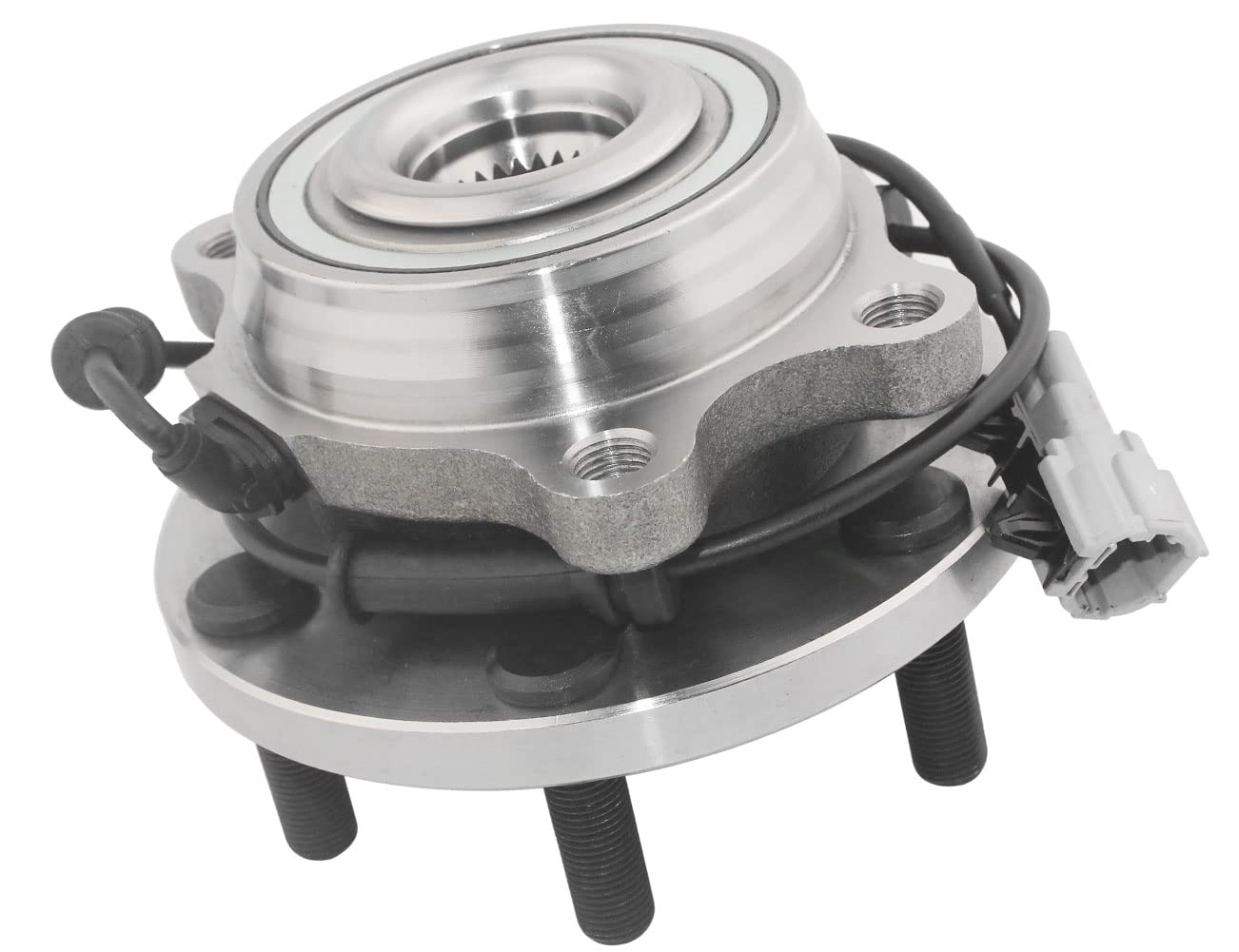 Premium Front Wheel Bearing Hub Assembly with ABS - 6 Lug Design - Compatible with Nissan Frontier, Pathfinder, Xterra & Suzuki Equator - 515065 Pair - Perfect for Off-Roading, Towing & Daily Driving