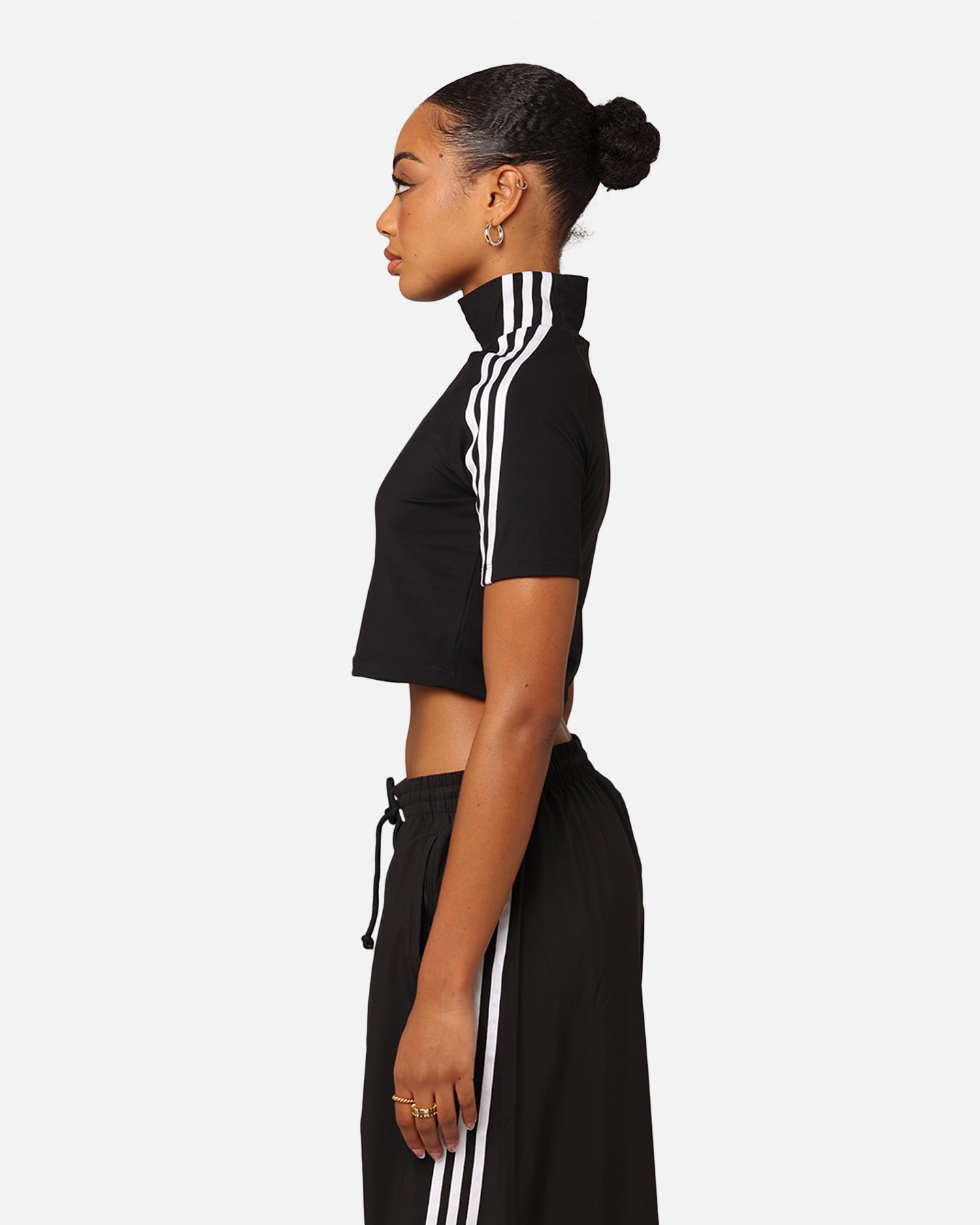 Adidas Adilenium Tight Short Sleeve T-Shirt for Women - Black Athletic Workout Top for Running, Yoga & Gym Training