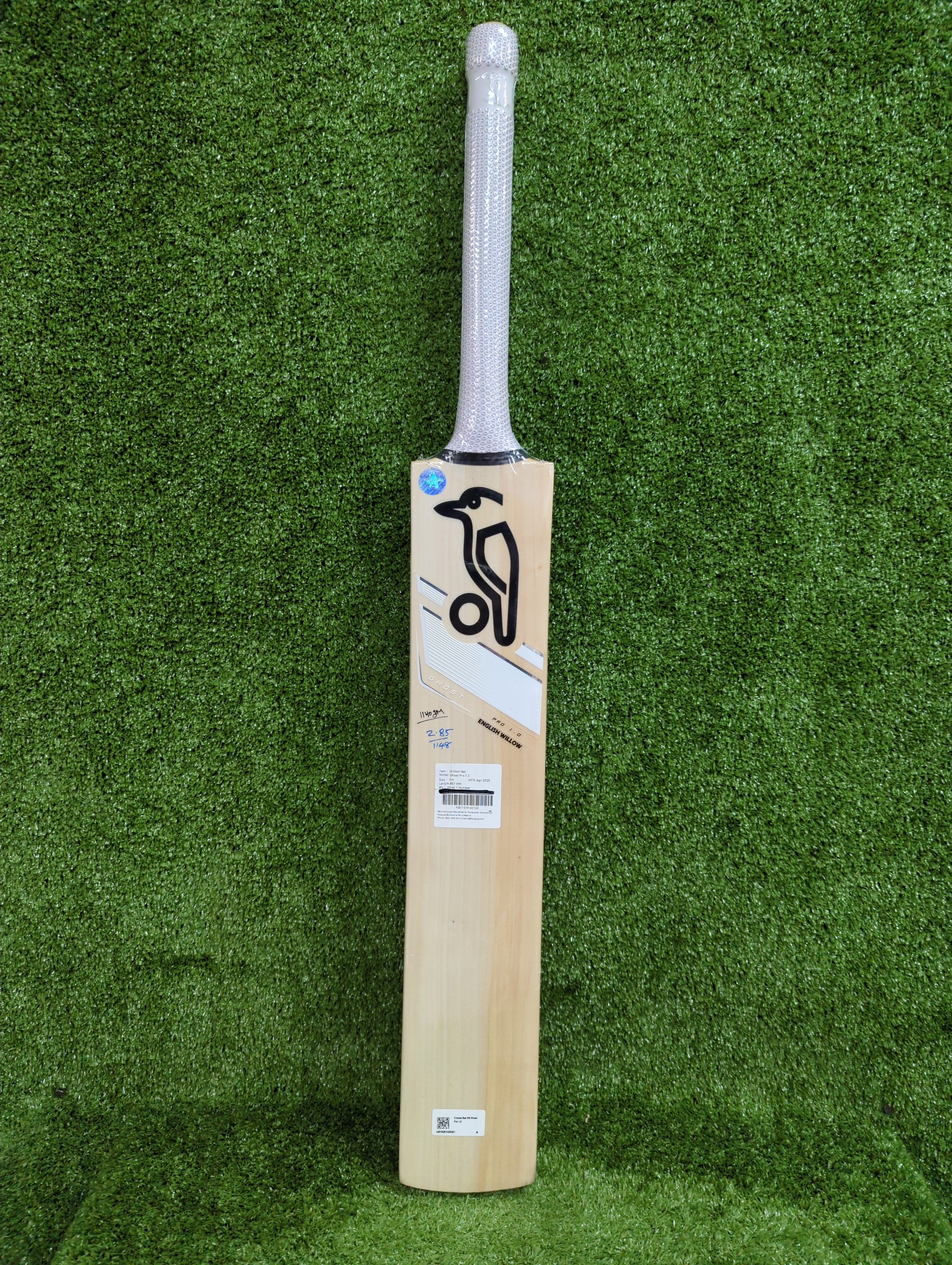 Kookaburra Ghost Pro 1.0 English Willow Cricket Bat - Premium Professional Grade for Matches & Training | Perfect for Club & Tournament Play
