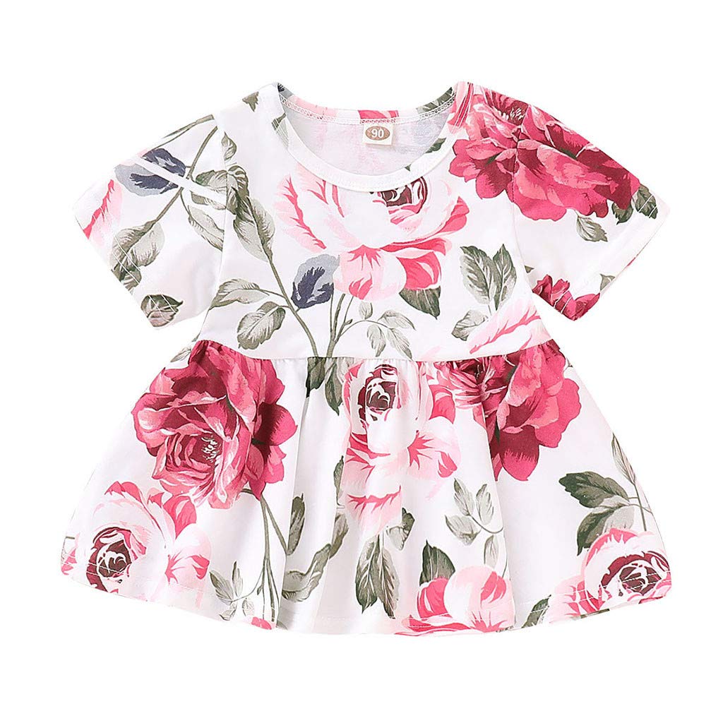 XIMIN Baby Girls Denim Outfit Set - Floral Embroidered Jean Top & Hole Kids Pants Toddler Clothes | Cute Casual Playdate & Photoshoot Outfits for Girls