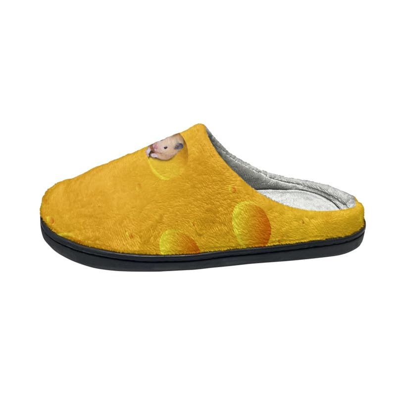 Women's Cozy Christmas Slippers - Anti-Slip Galaxy Print Plush House Shoes with Daisy Dog Design - Warm Winter Indoor Footwear for Bedroom, Lounge & Gift Giving