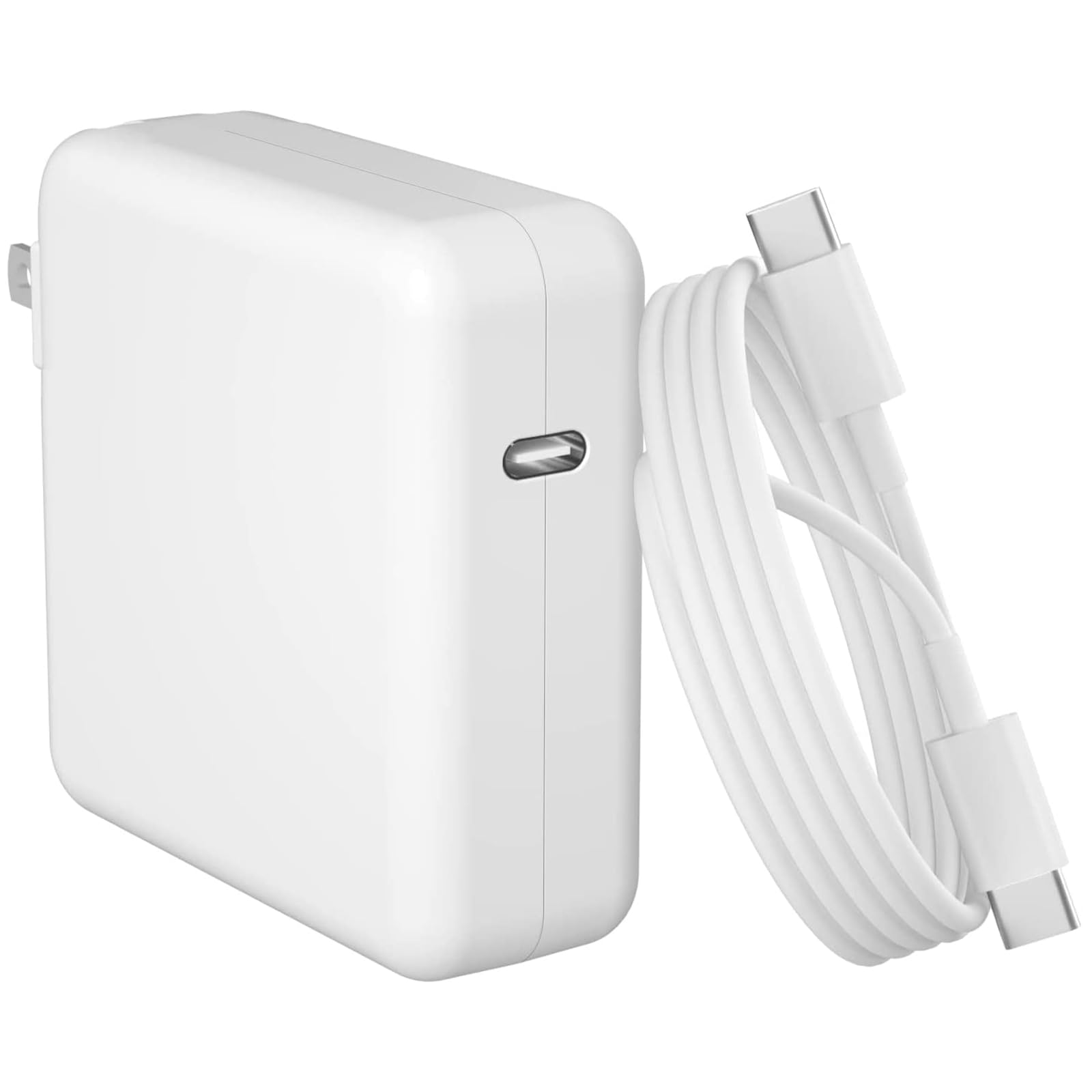 96W USB C Fast Charger for MacBook Pro & Air, iPad Pro, Samsung Galaxy - 6.6ft Cable Included | Perfect for Home, Office & Travel Charging Needs