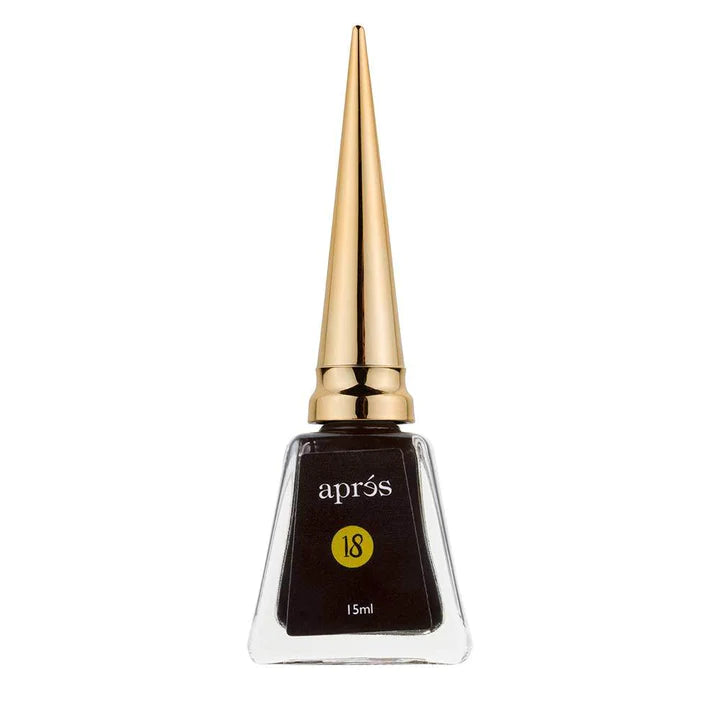Apres Watercolor Art Inks #18 Ultra Black - Professional Grade Watercolor Ink for Artists | Perfect for Calligraphy, Illustration & Mixed Media Projects