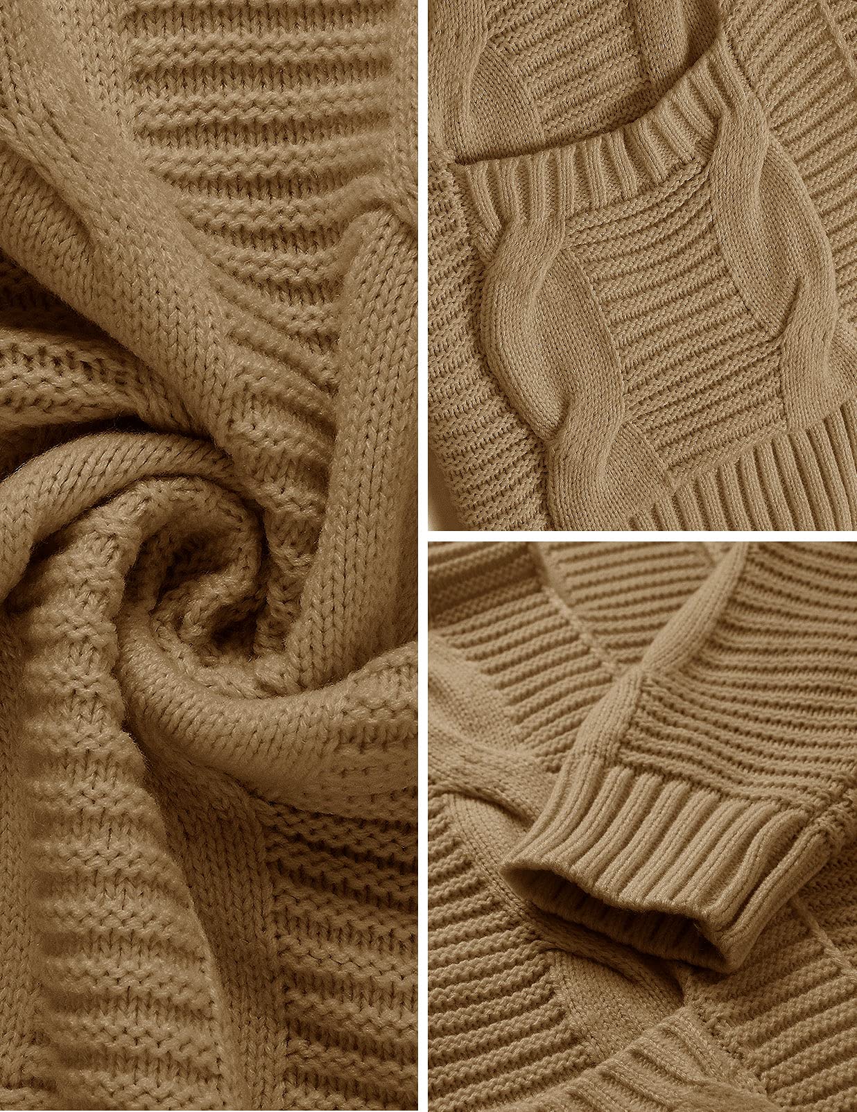 MEROKEETY Women's 2025 Long Sleeve Cable Knit Cardigan Sweater - Open Front Fall Winter Coat - Cozy Oversized Knitwear for Office, Date Night & Casual Outfits