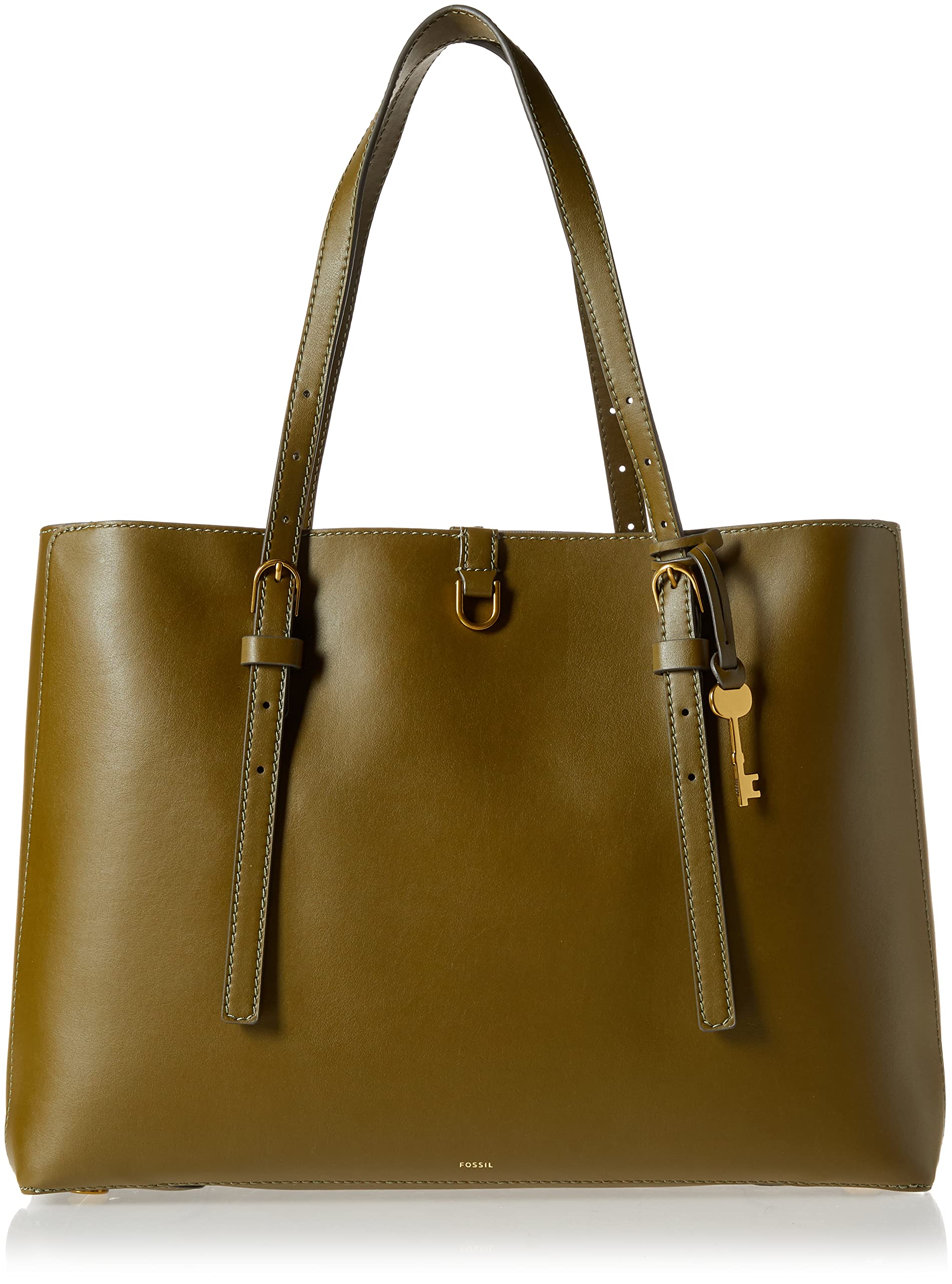 Fossil Women's Kier Vegan Cactus Leather Tote Bag - Stylish Eco-Friendly Handbag for Work, Travel & Everyday Use